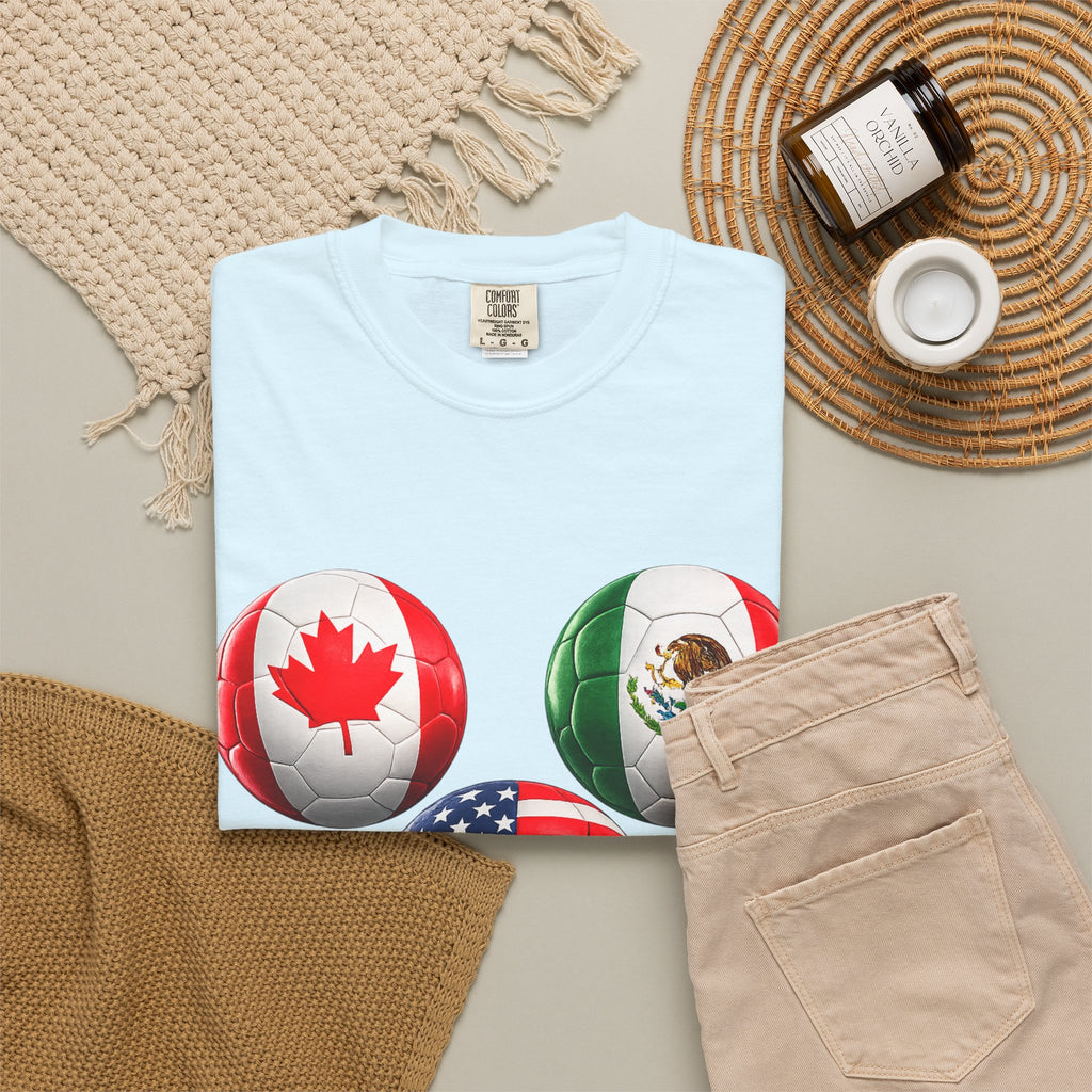 2026 World Cup Soccer T‑Shirt — USA Canada Mexico Fans