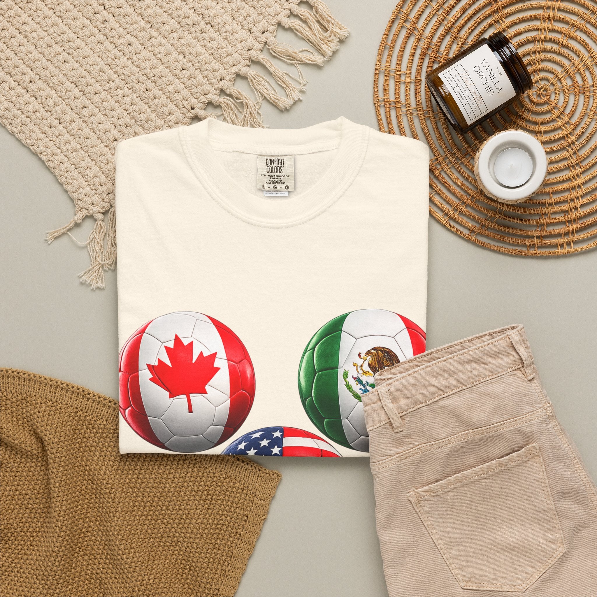 2026 World Cup Soccer T‑Shirt — USA Canada Mexico Fans