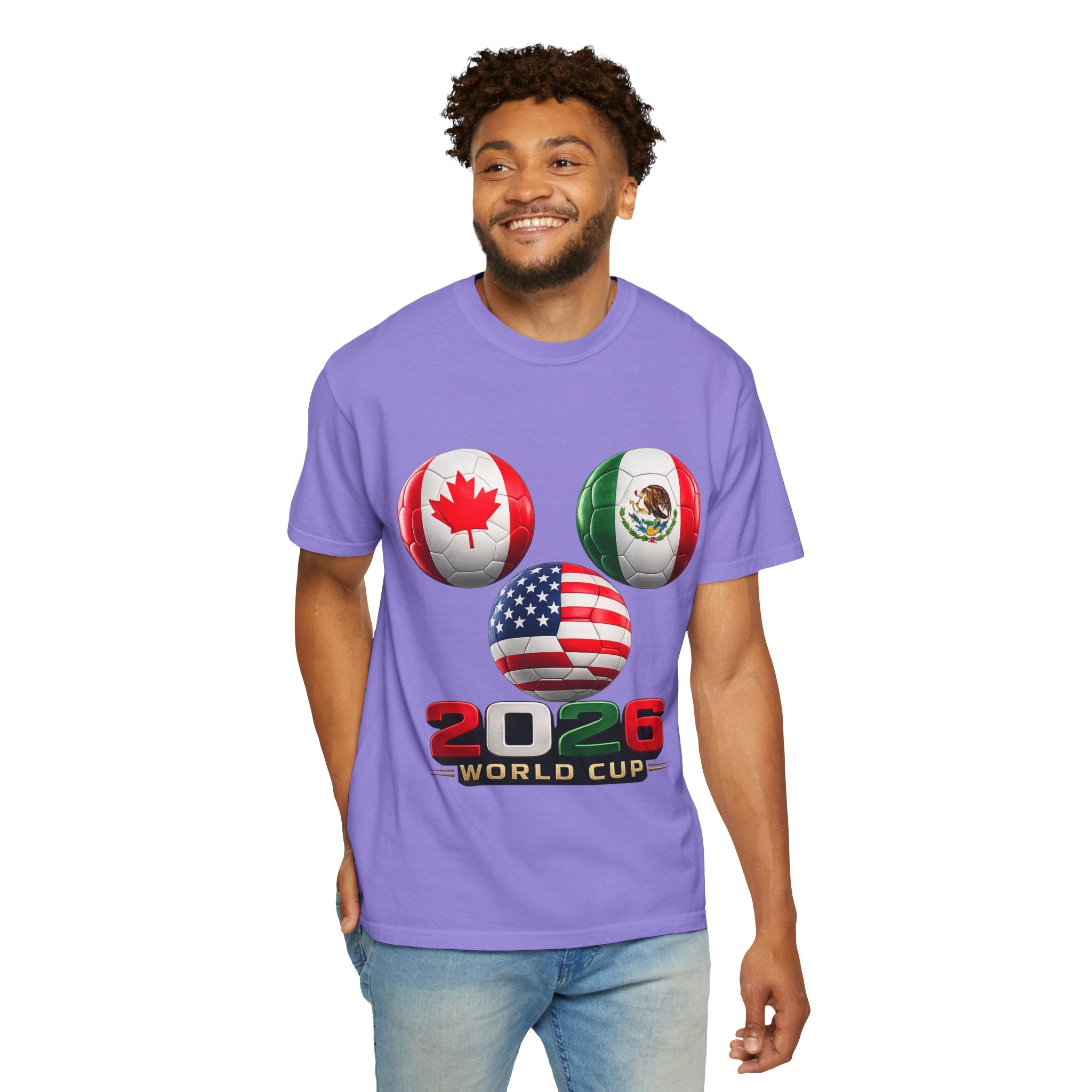 2026 World Cup Soccer T‑Shirt — USA Canada Mexico Fans