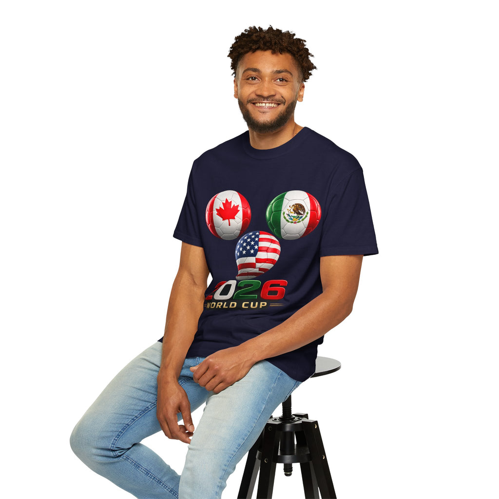 2026 World Cup Soccer T‑Shirt — USA Canada Mexico Fans