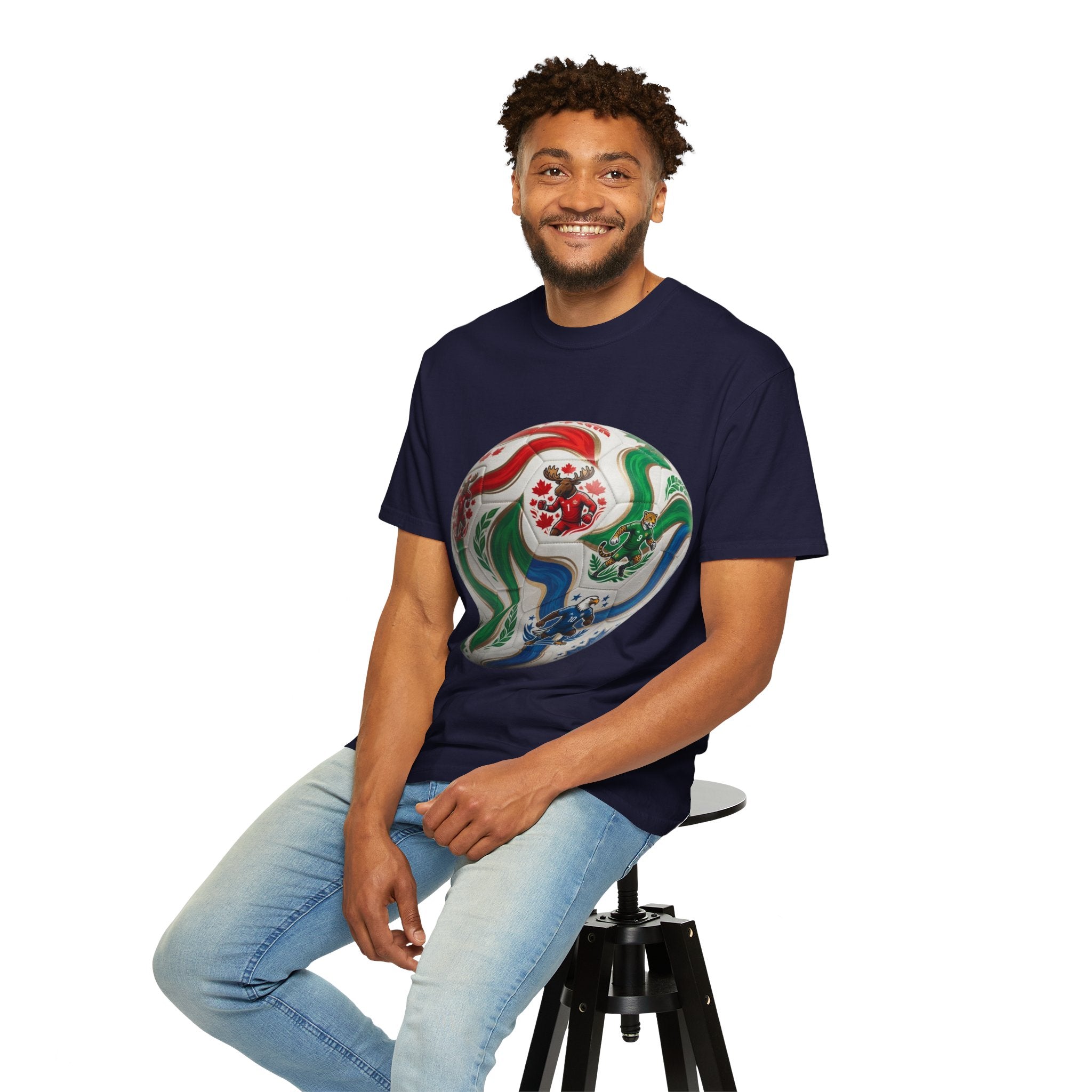Soccer World Cup Retro Trio Ball T-Shirt
