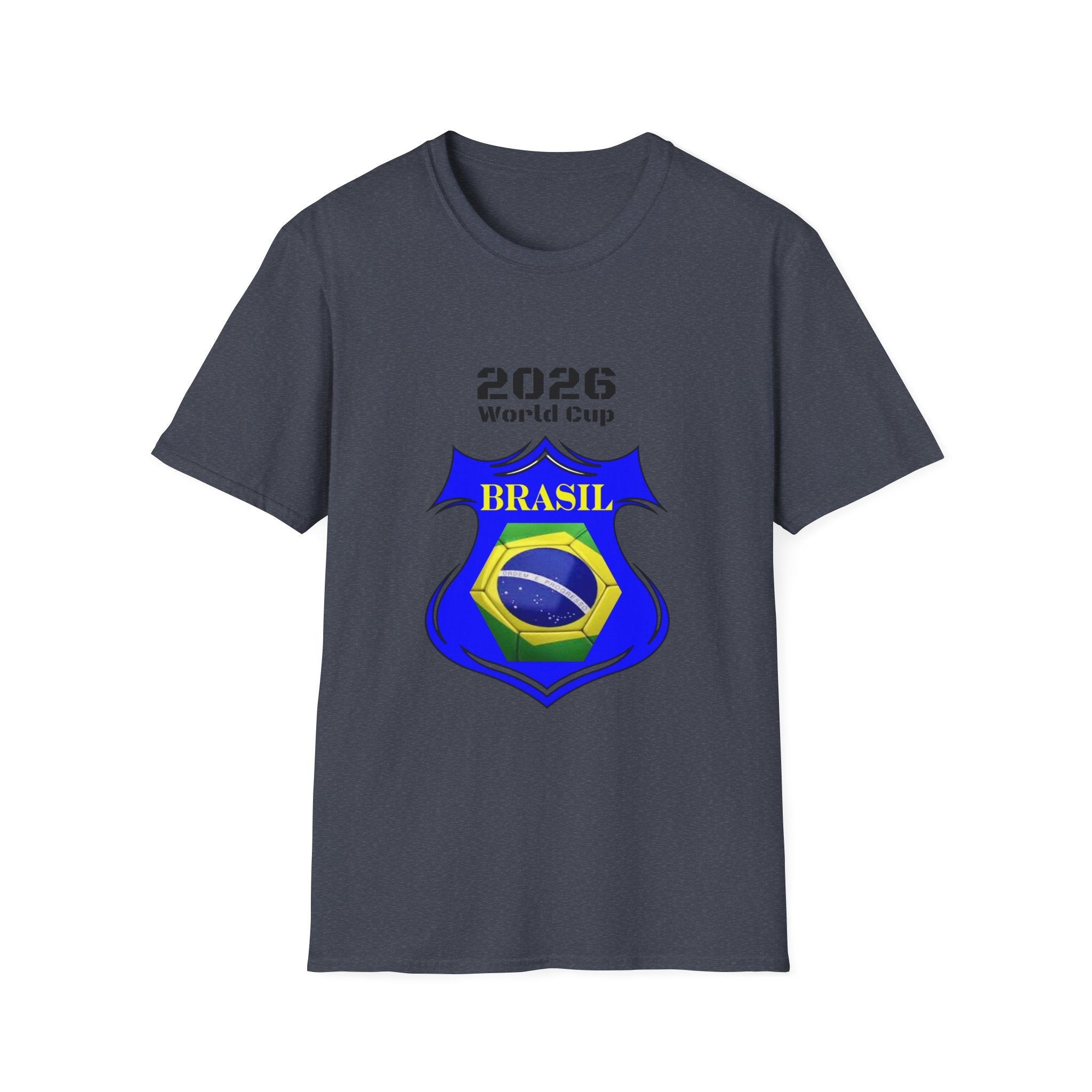 Brazil 2026 World Cup Crest T-Shirt — Soccer Football Tee