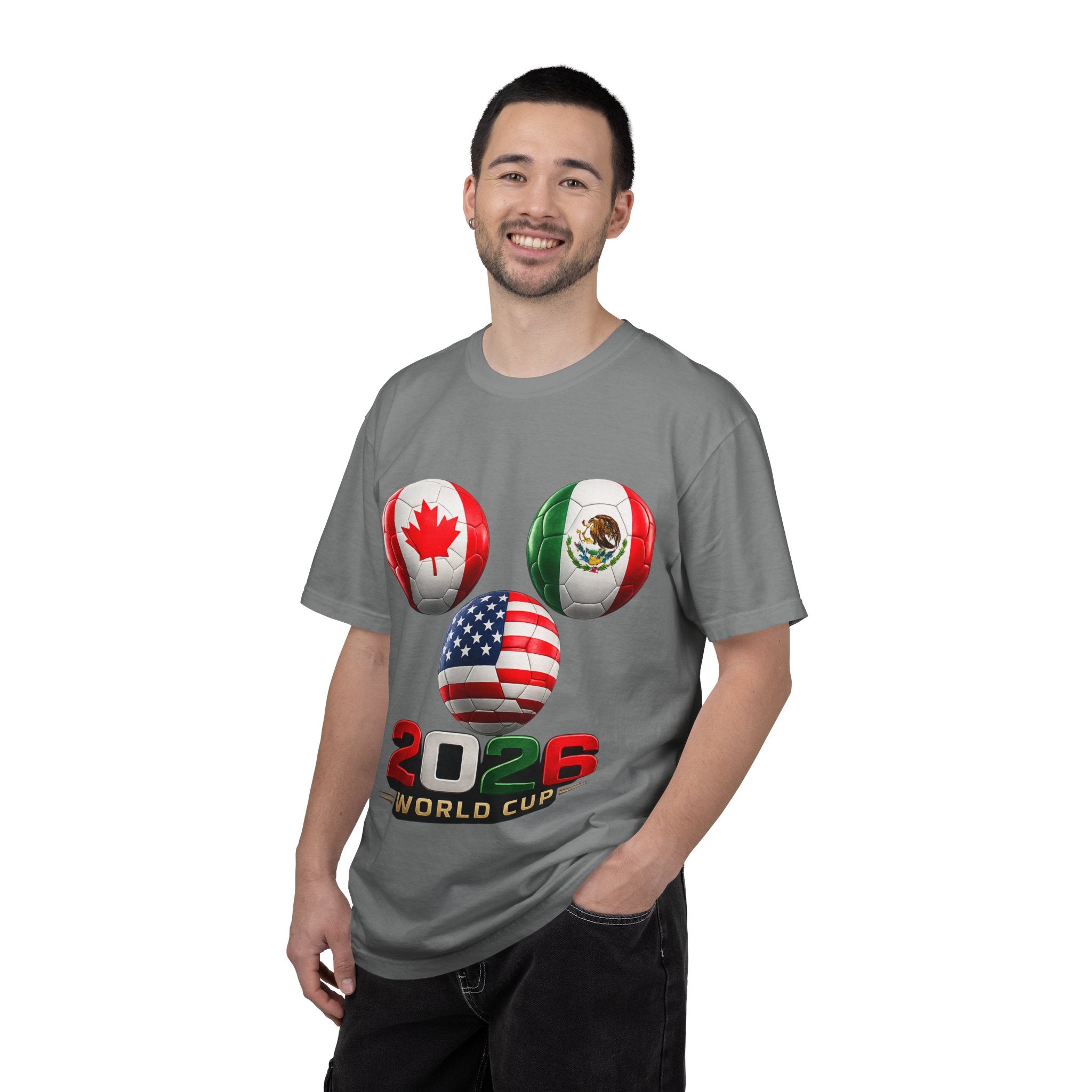 2026 World Cup Soccer T‑Shirt — USA Canada Mexico Fans