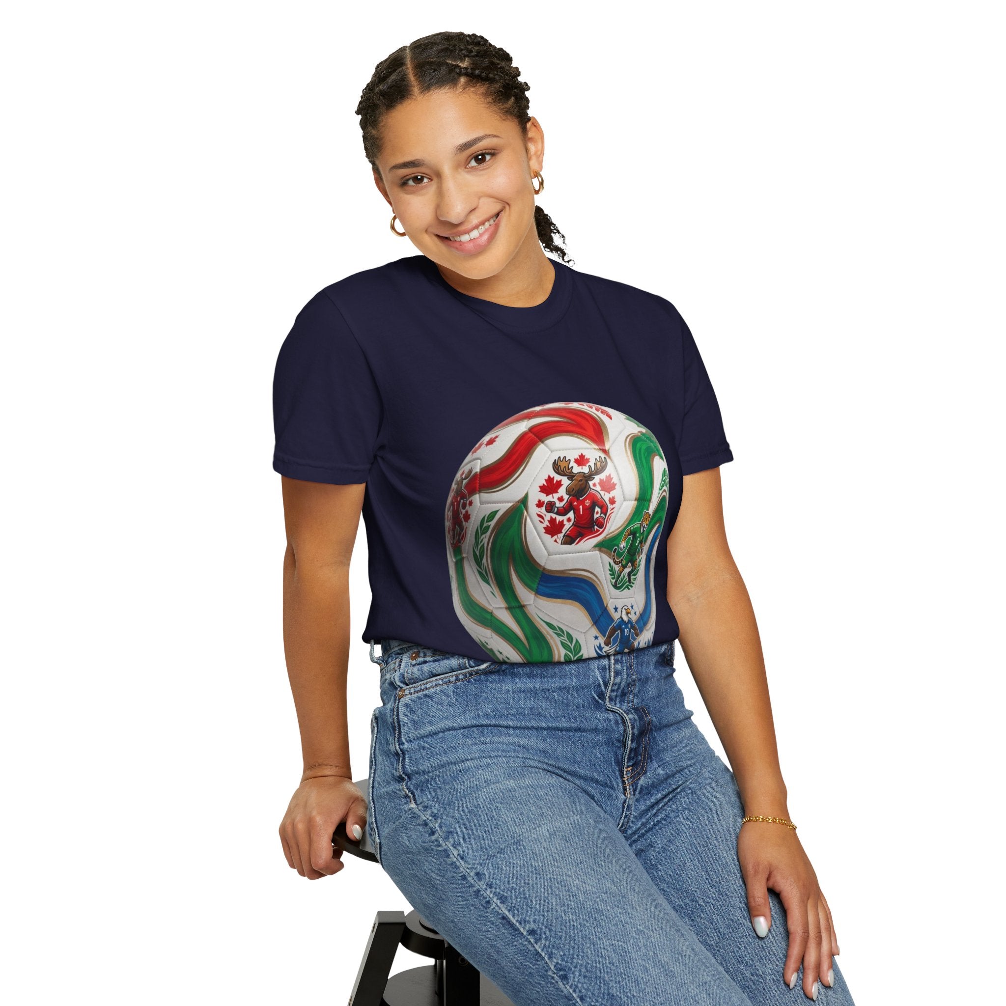 Soccer World Cup Retro Trio Ball T-Shirt