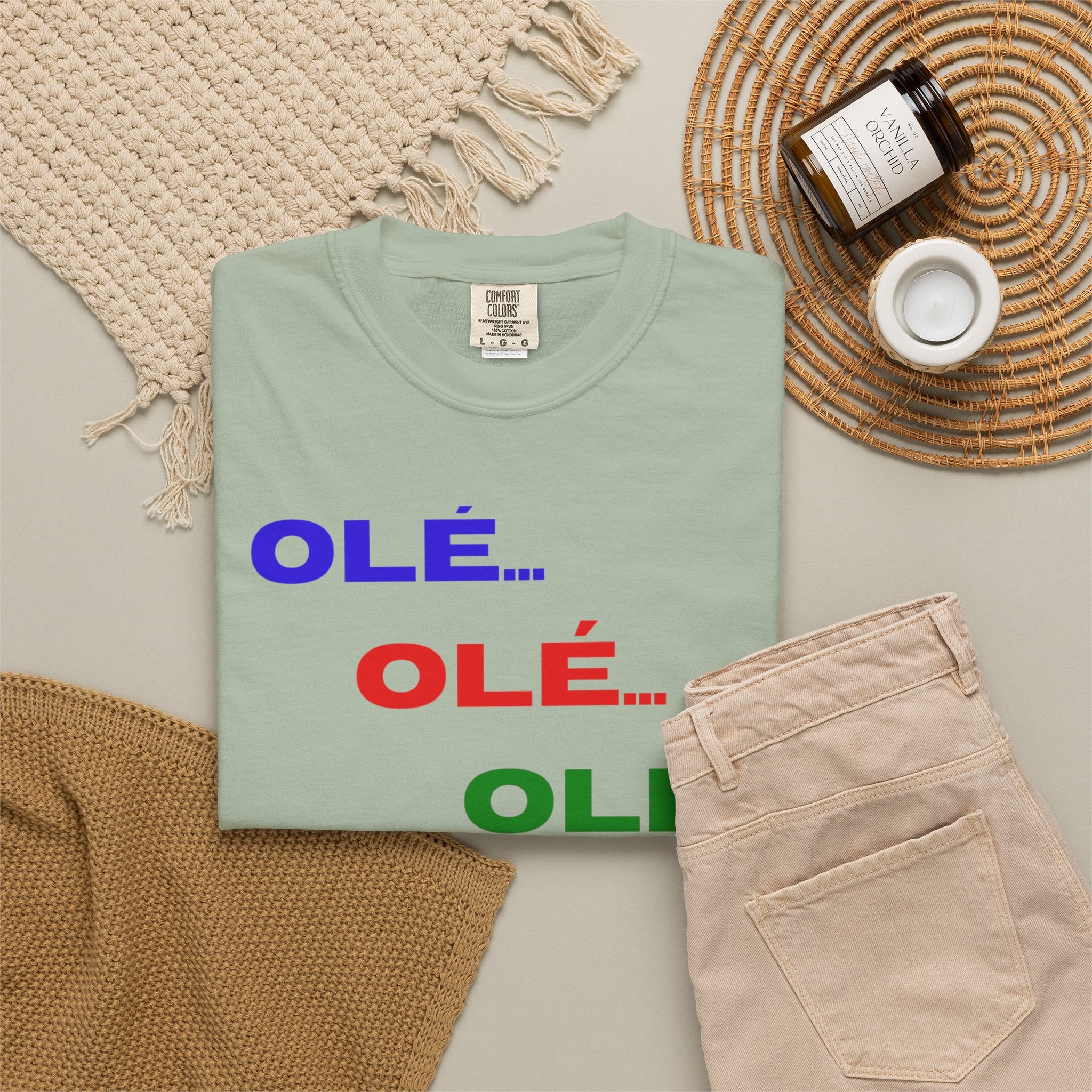Brazil Olé World Cup 2026 T-Shirt — Brazil Flag Map Soccer Fan Tee