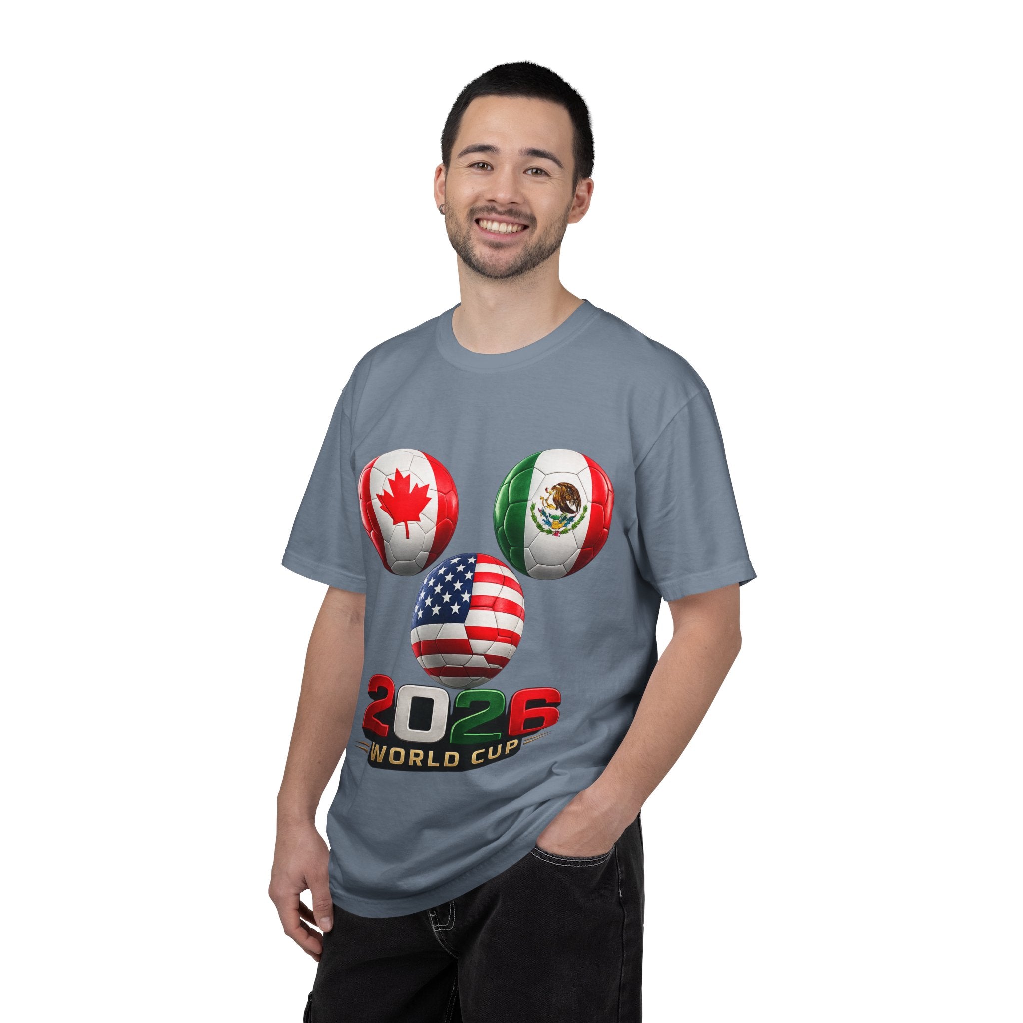 2026 World Cup Soccer T‑Shirt — USA Canada Mexico Fans