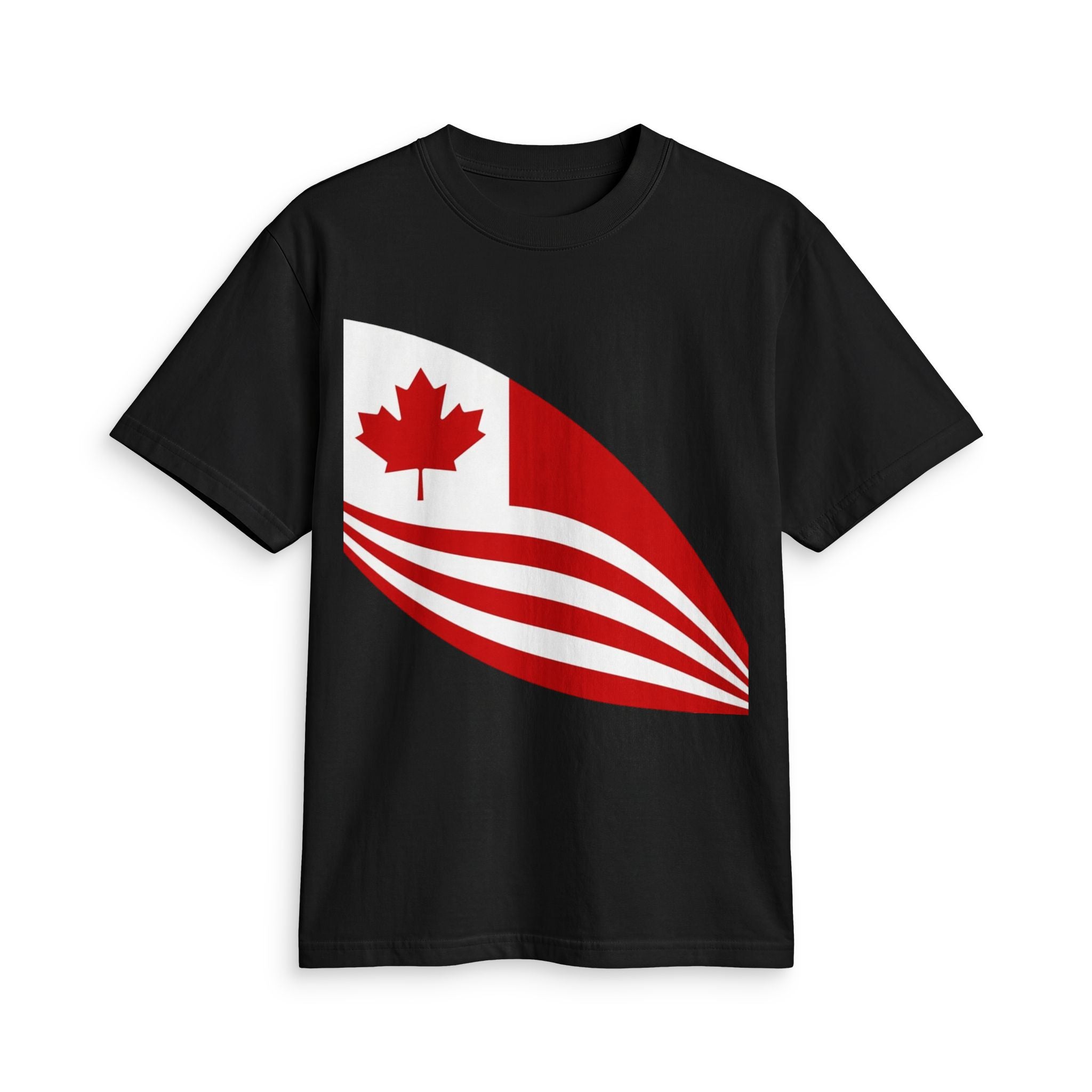 Canada Wave T-Shirt — Maple Leaf Patriotic Tee