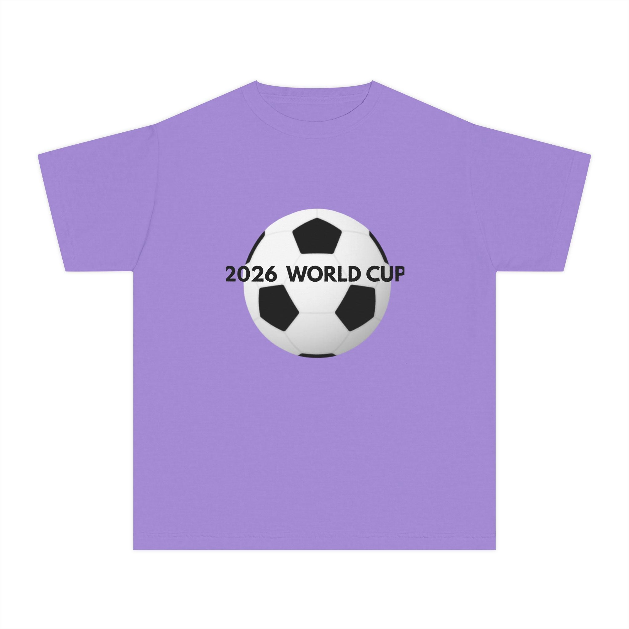 Youth 2026 World Cup Soccer Tee — Kids Football Fan Shirt