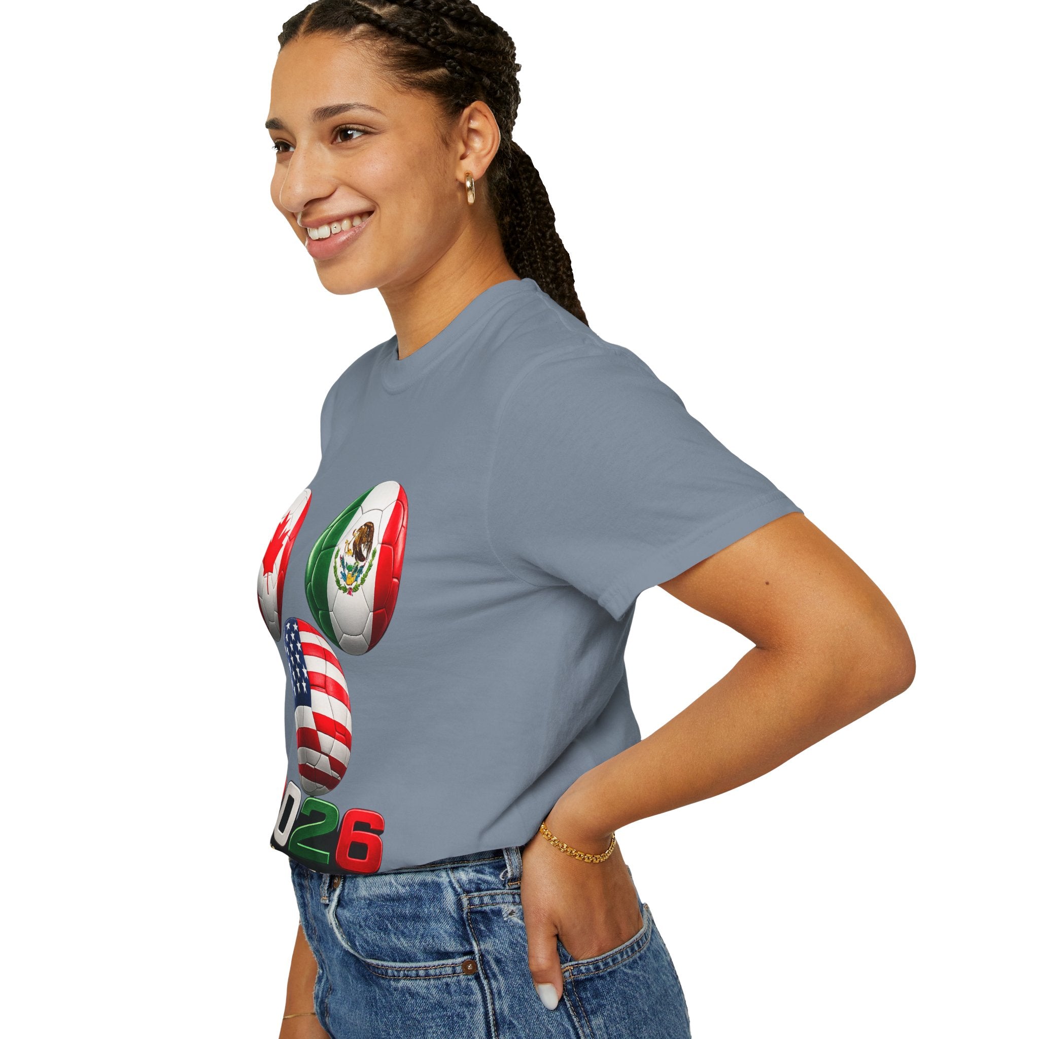 2026 World Cup Soccer T‑Shirt — USA Canada Mexico Fans