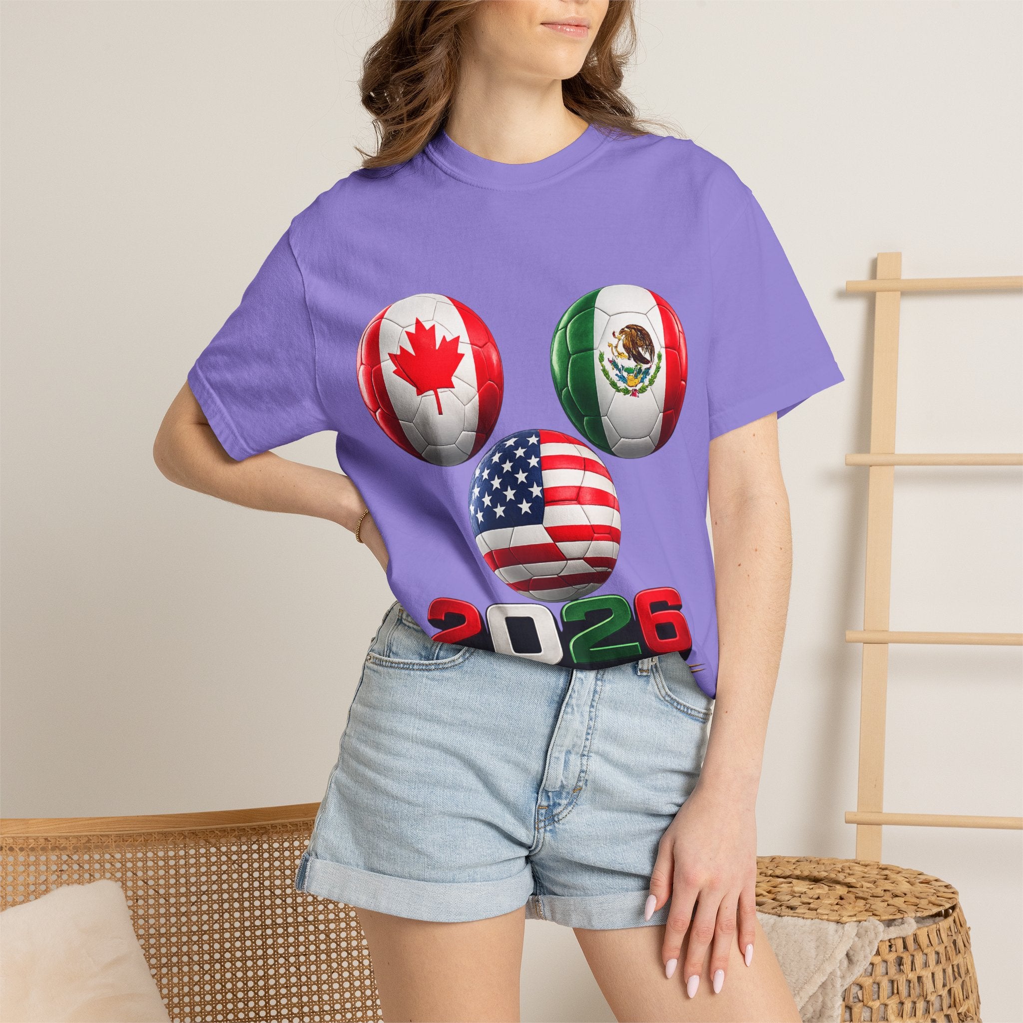 2026 World Cup Soccer T‑Shirt — USA Canada Mexico Fans