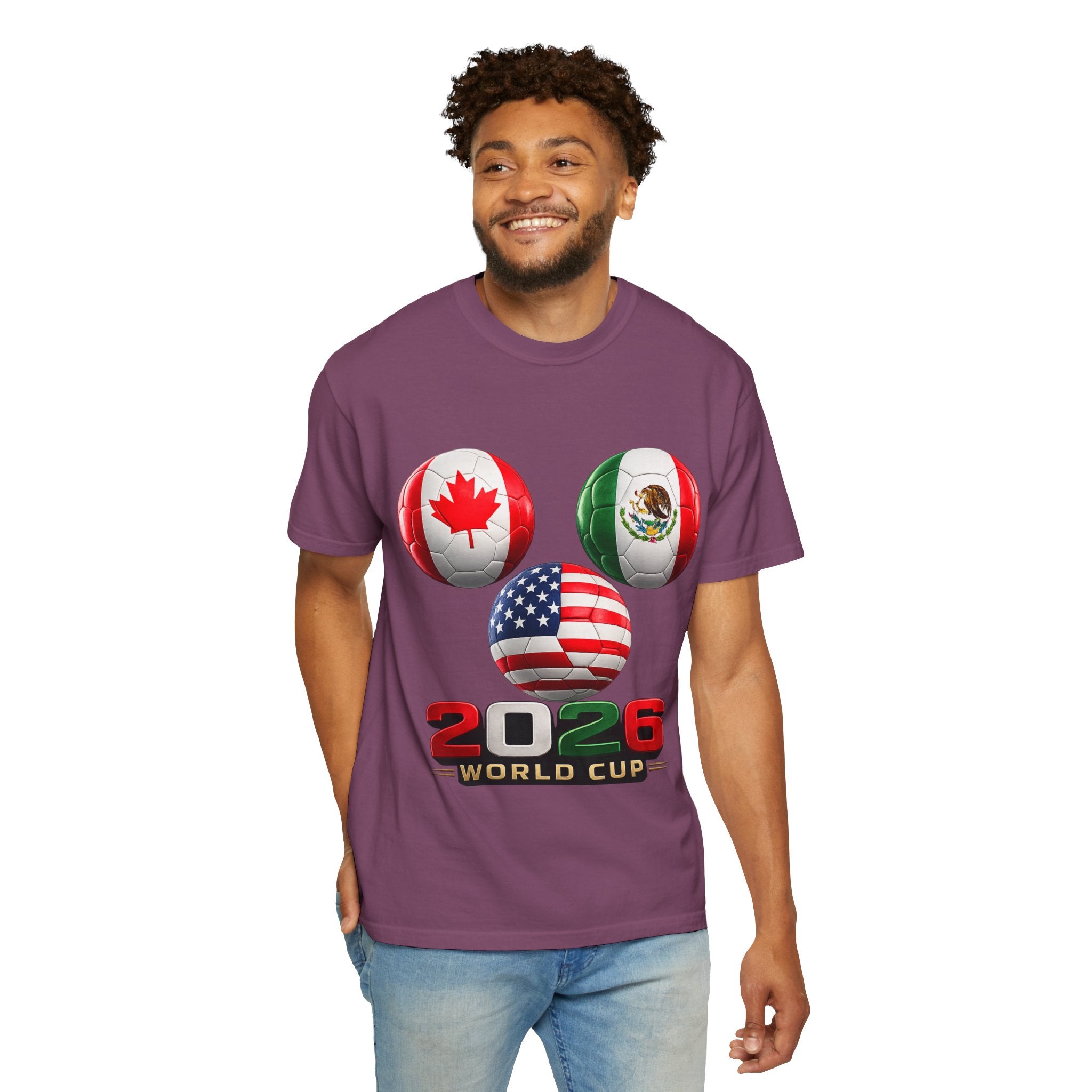 2026 World Cup Soccer T‑Shirt — USA Canada Mexico Fans