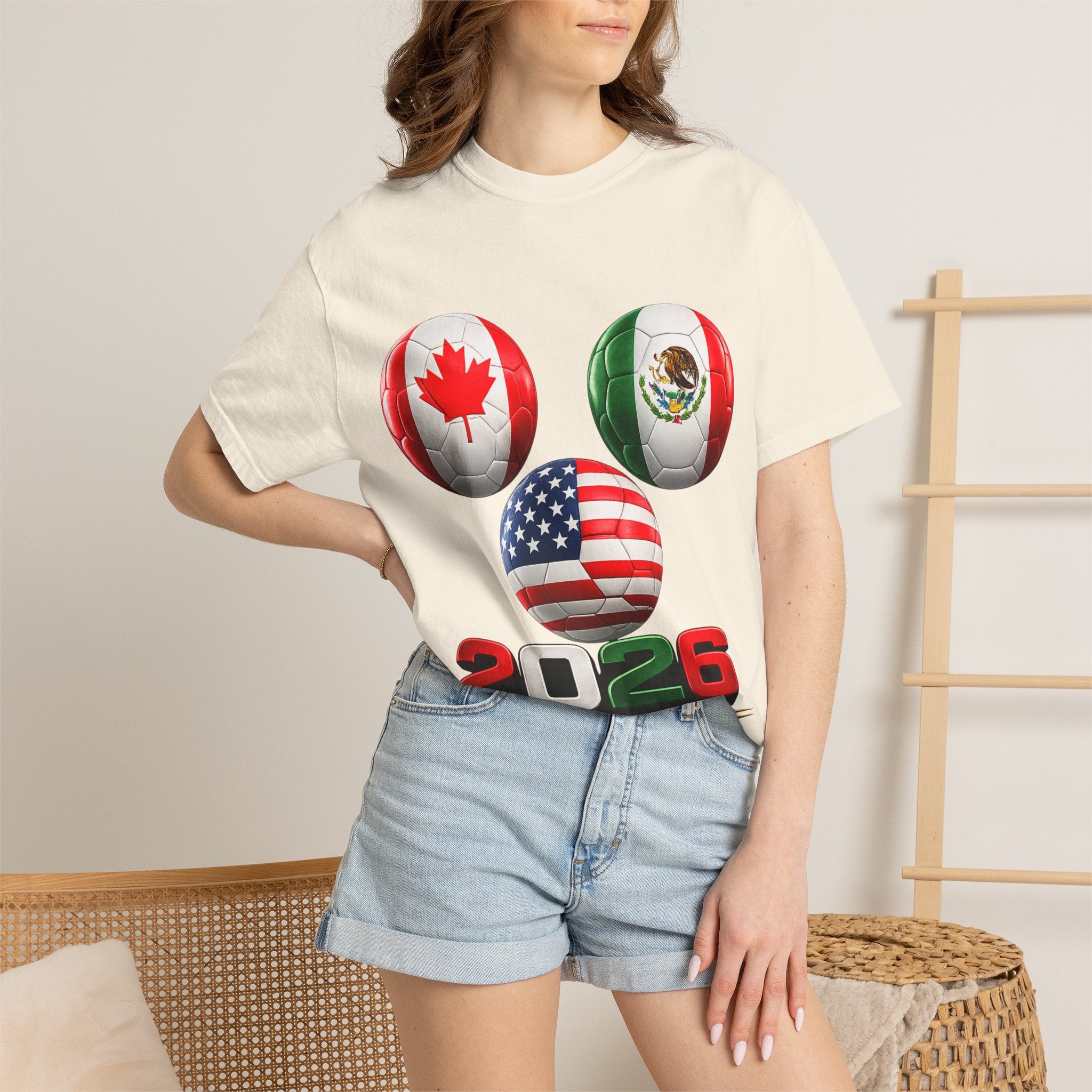 2026 World Cup Soccer T‑Shirt — USA Canada Mexico Fans