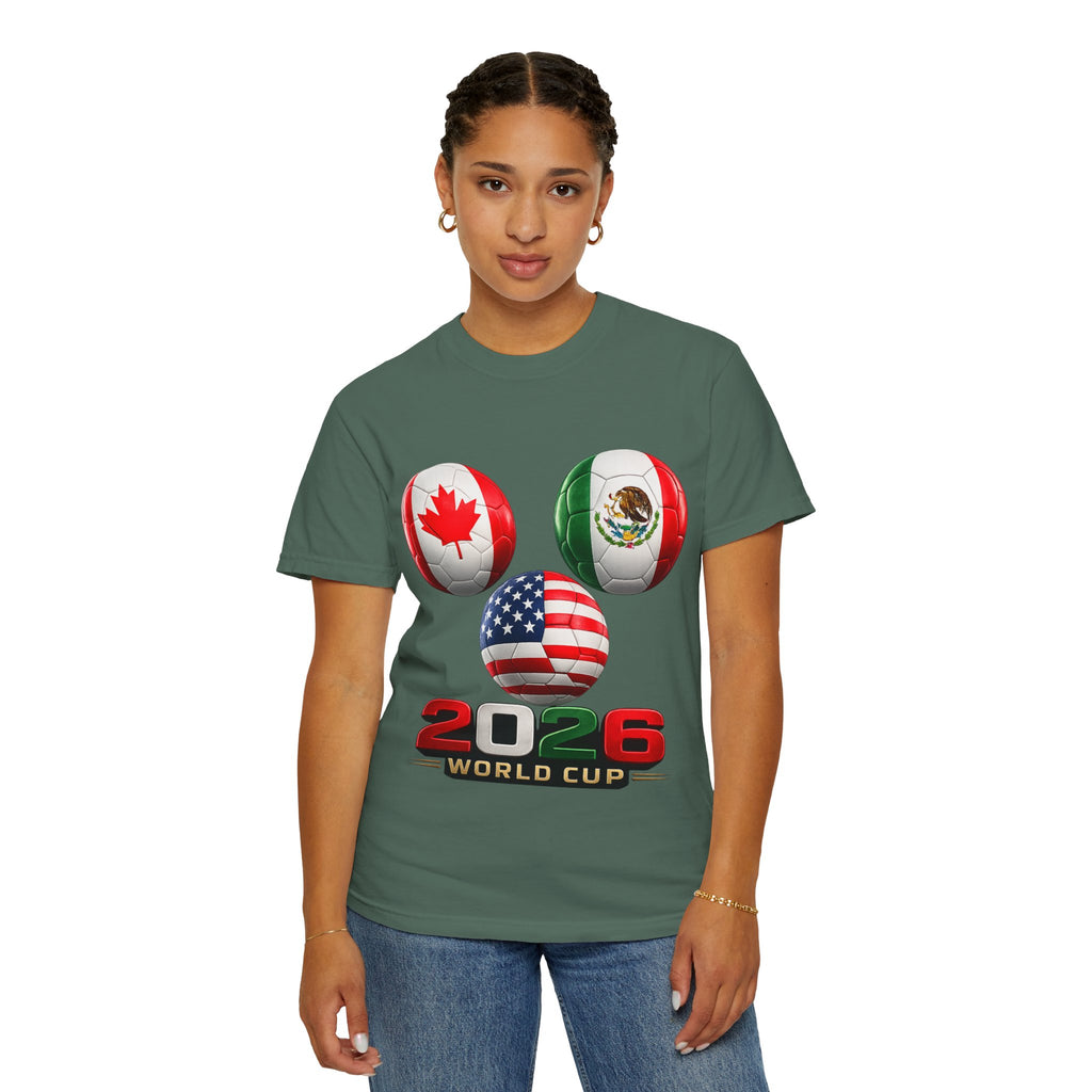 2026 World Cup Soccer T‑Shirt — USA Canada Mexico Fans