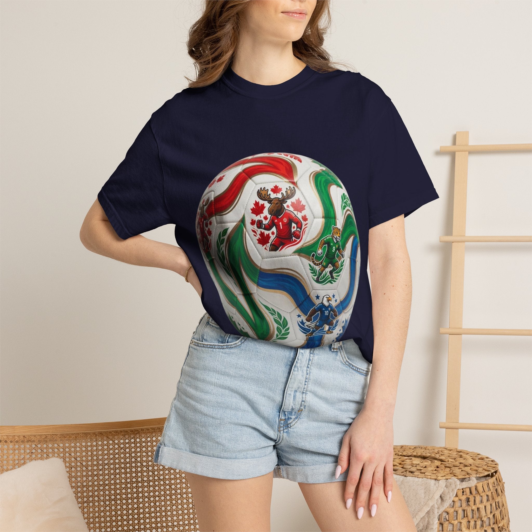 Soccer World Cup Retro Trio Ball T-Shirt