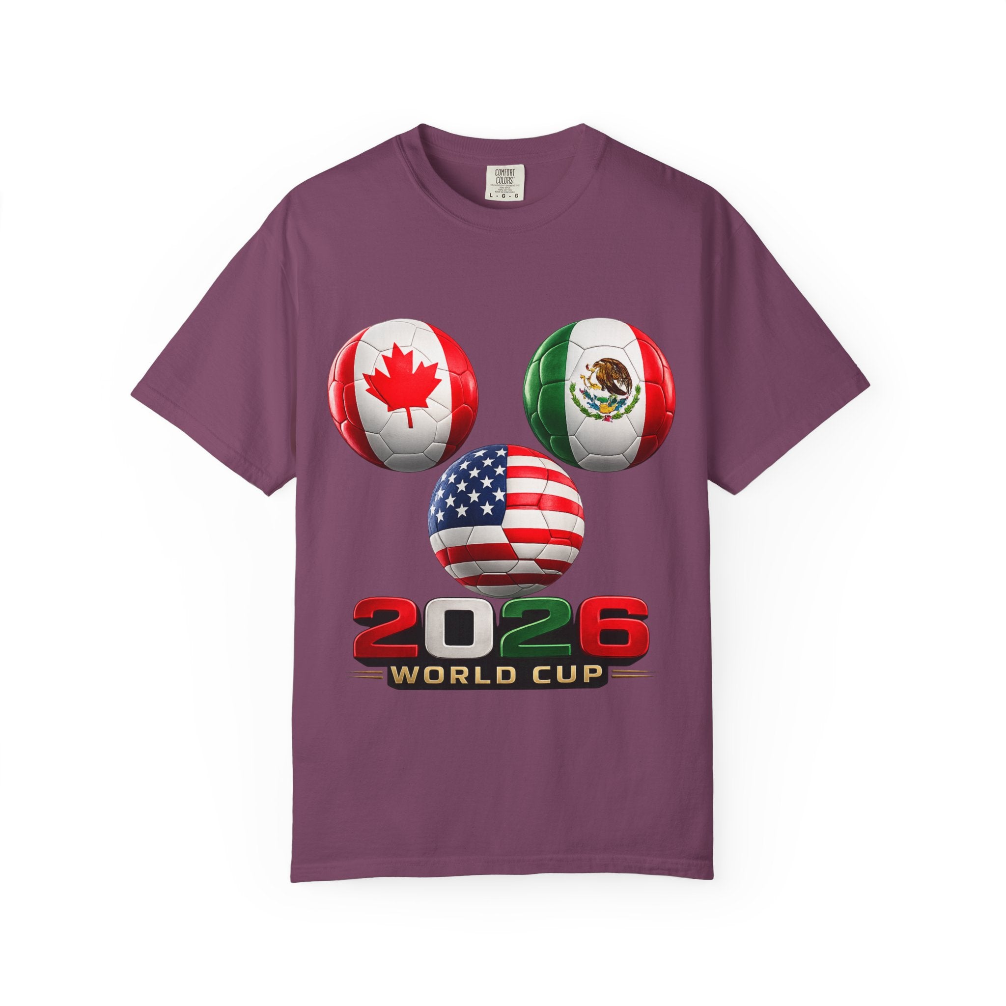 2026 World Cup Soccer T‑Shirt — USA Canada Mexico Fans