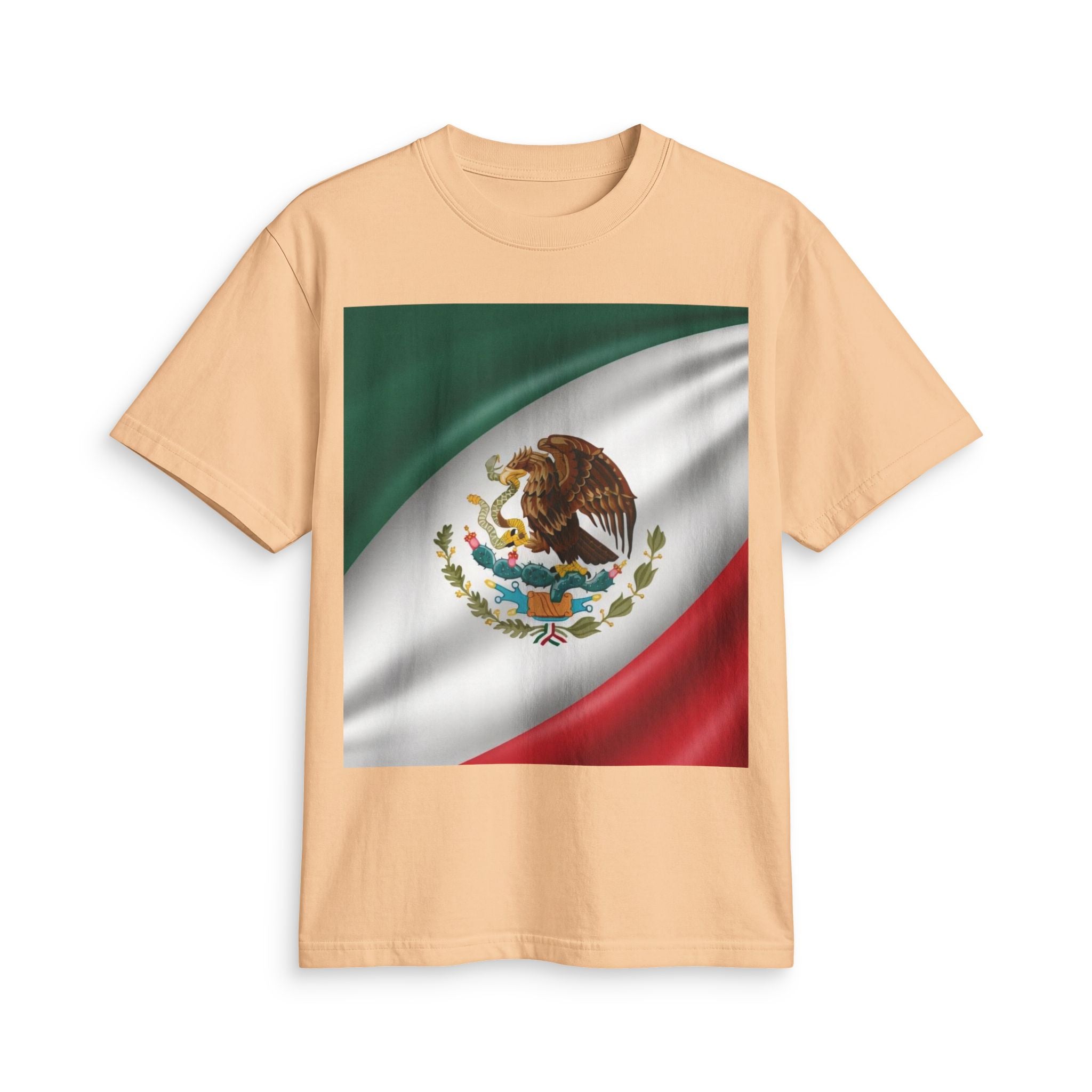 Mexico Flag T-Shirt — Mexican National Emblem Tee for Patriotic Celebrations