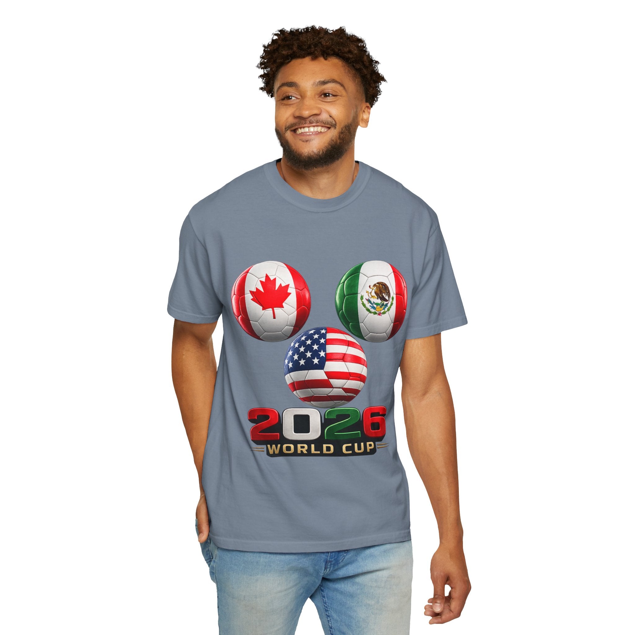 2026 World Cup Soccer T‑Shirt — USA Canada Mexico Fans