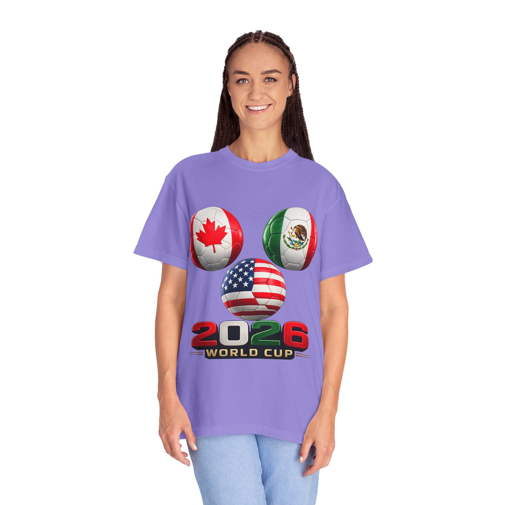 2026 World Cup Soccer T‑Shirt — USA Canada Mexico Fans