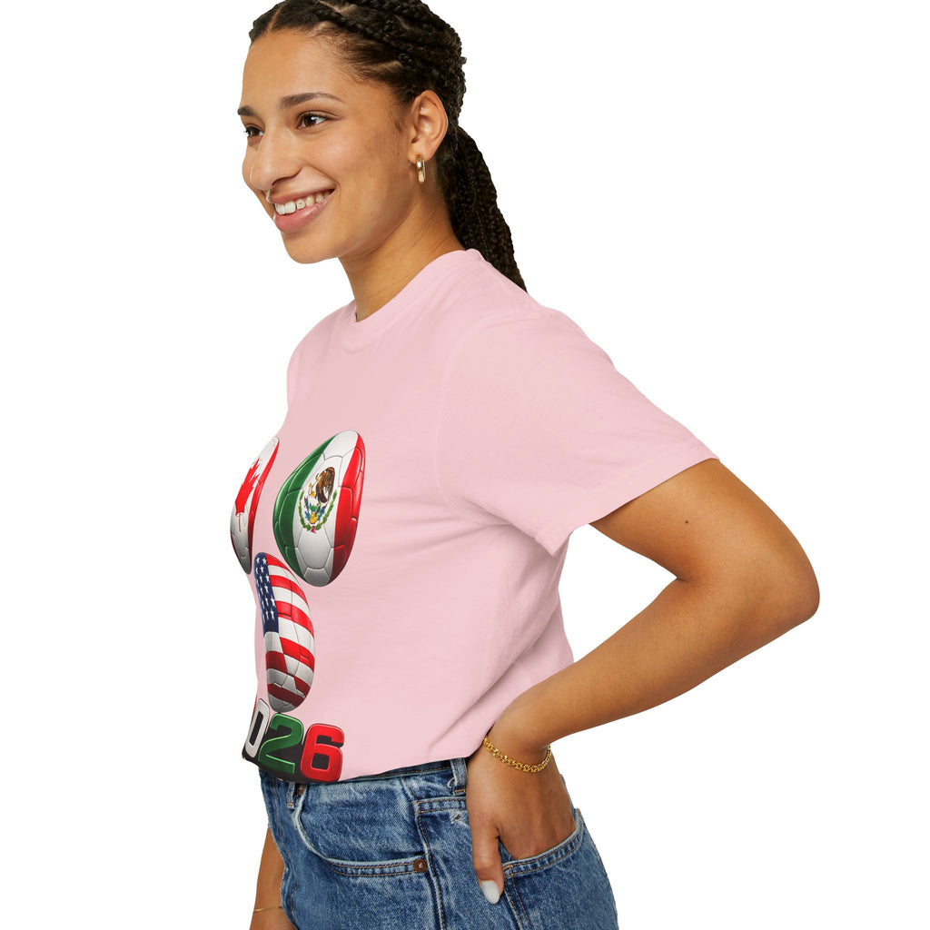 2026 World Cup Soccer T‑Shirt — USA Canada Mexico Fans