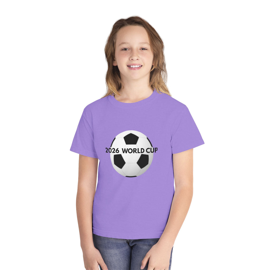 Youth 2026 World Cup Soccer Tee — Kids Football Fan Shirt