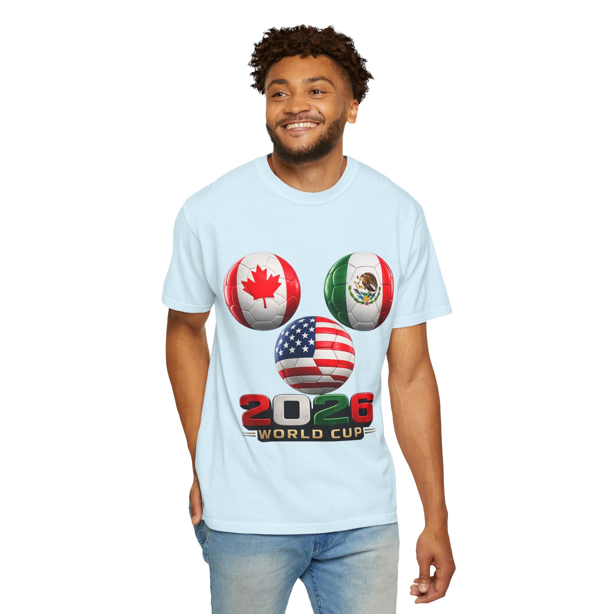2026 World Cup Soccer T‑Shirt — USA Canada Mexico Fans