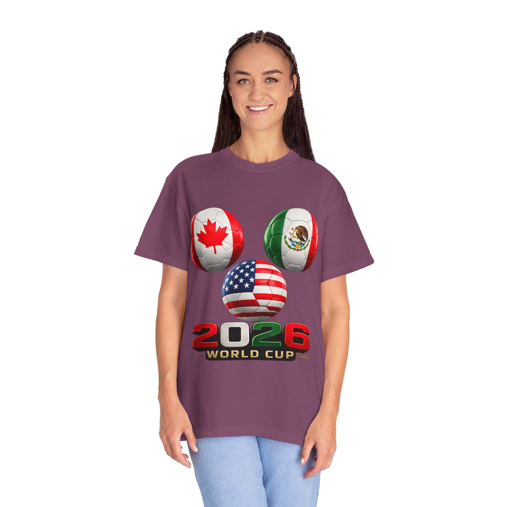 2026 World Cup Soccer T‑Shirt — USA Canada Mexico Fans