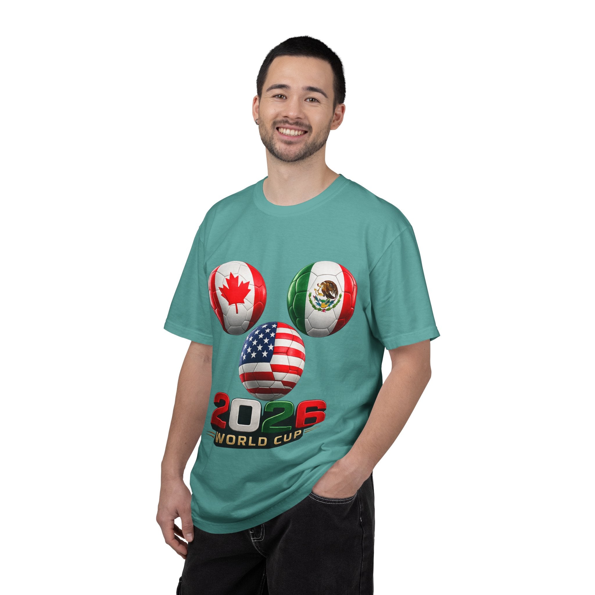 2026 World Cup Soccer T‑Shirt — USA Canada Mexico Fans