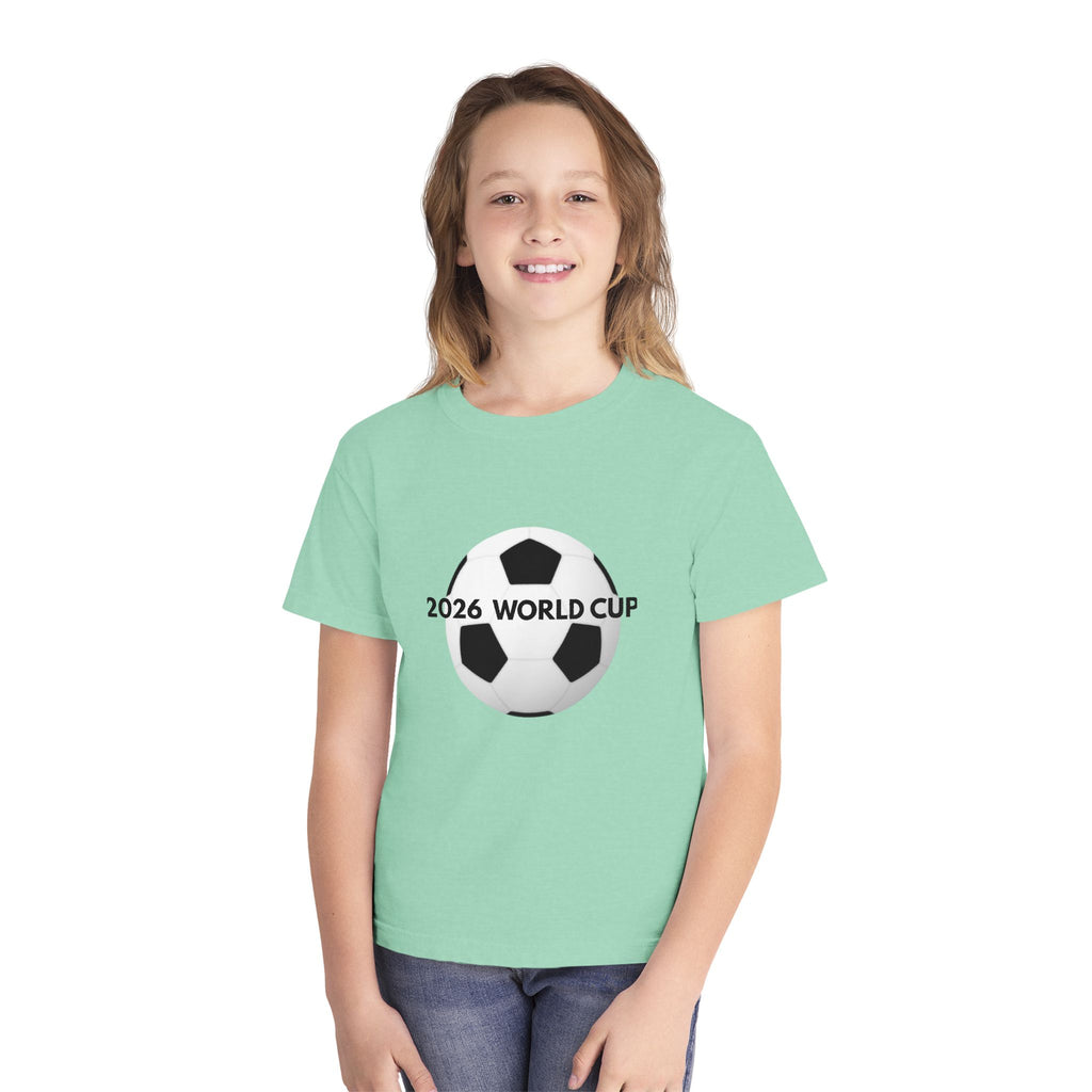 Youth 2026 World Cup Soccer Tee — Kids Football Fan Shirt