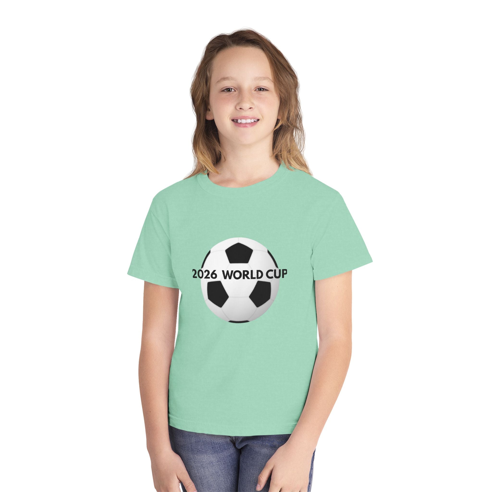Youth 2026 World Cup Soccer Tee — Kids Football Fan Shirt