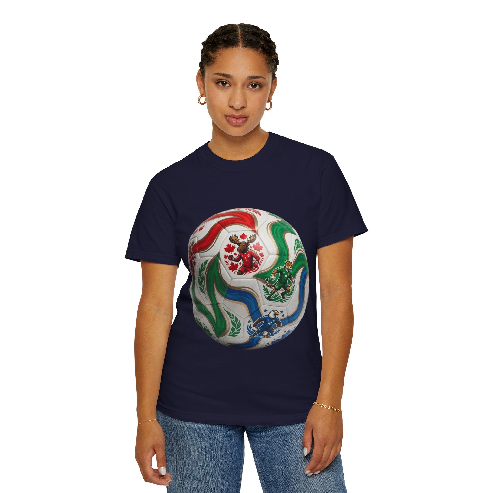 Soccer World Cup Retro Trio Ball T-Shirt