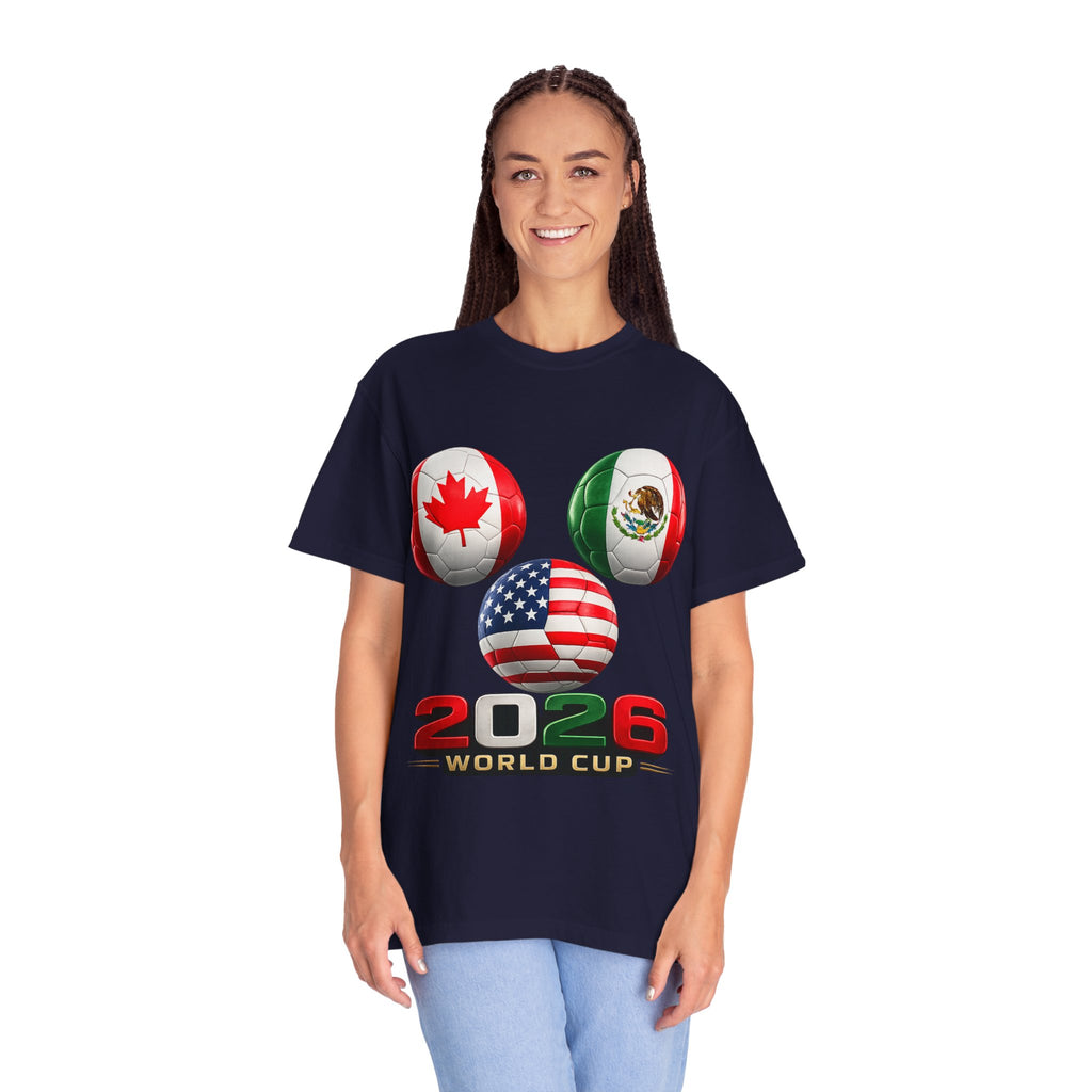 2026 World Cup Soccer T‑Shirt — USA Canada Mexico Fans