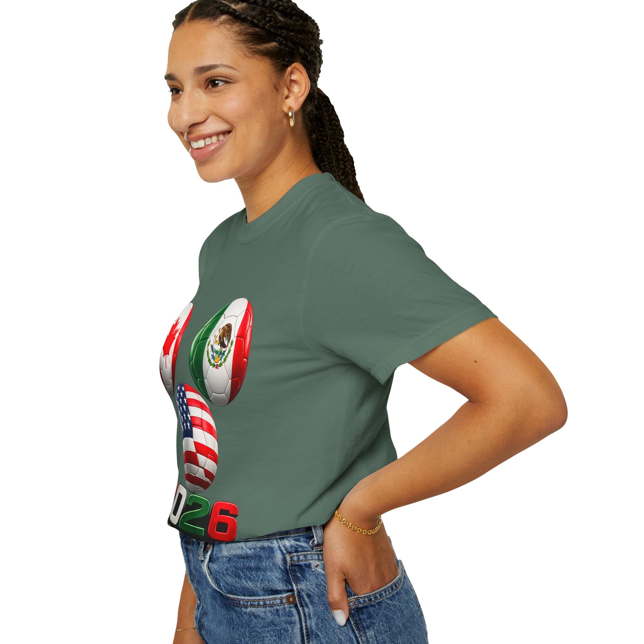 2026 World Cup Soccer T‑Shirt — USA Canada Mexico Fans