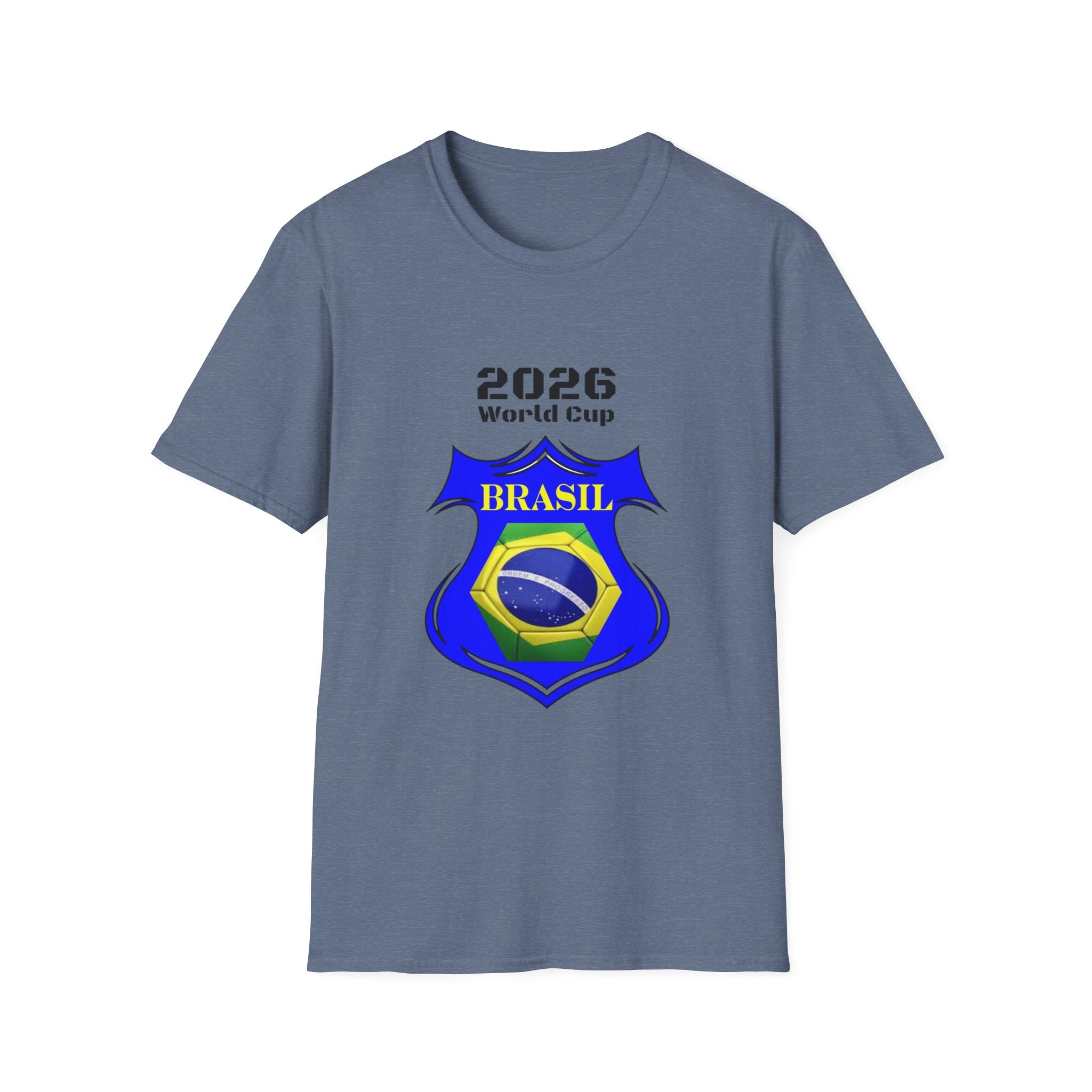 Brazil 2026 World Cup Crest T-Shirt — Soccer Football Tee