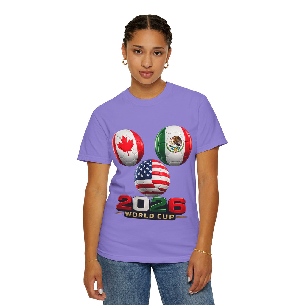 2026 World Cup Soccer T‑Shirt — USA Canada Mexico Fans