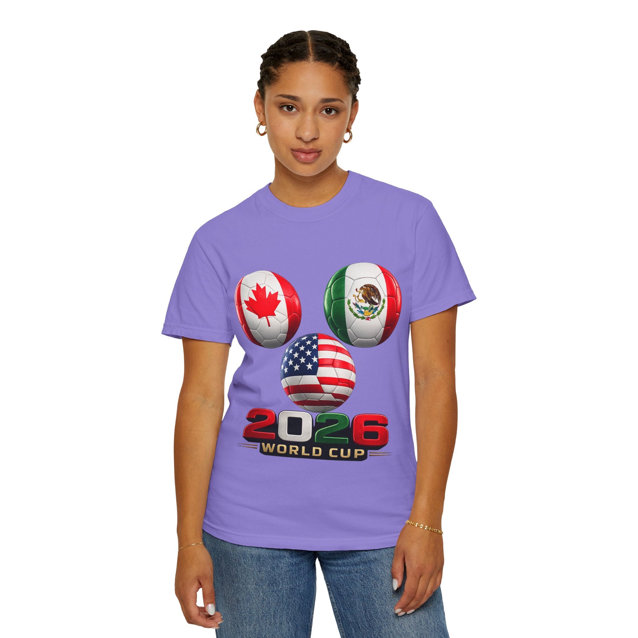 2026 World Cup Soccer T‑Shirt — USA Canada Mexico Fans