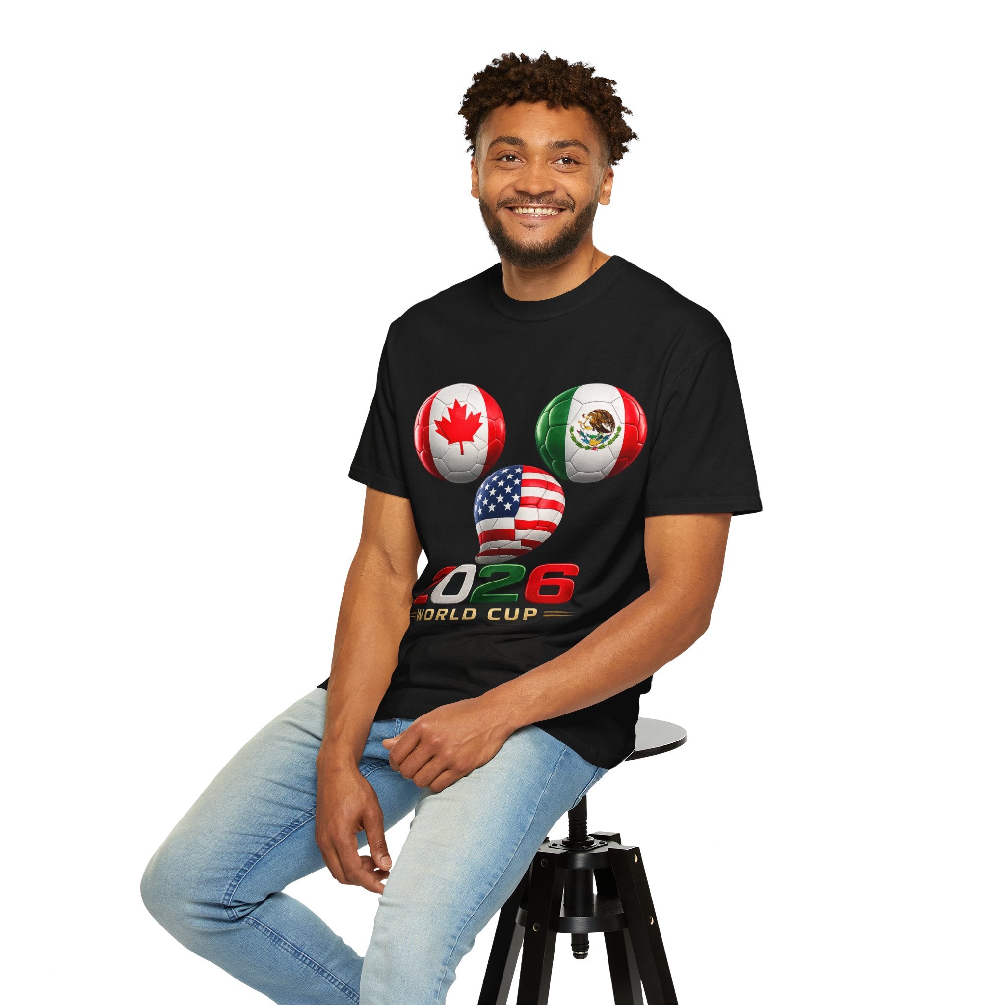 2026 World Cup Soccer T‑Shirt — USA Canada Mexico Fans