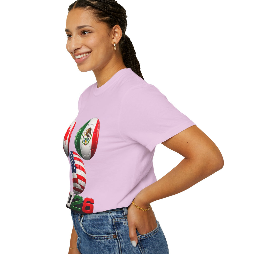 2026 World Cup Soccer T‑Shirt — USA Canada Mexico Fans