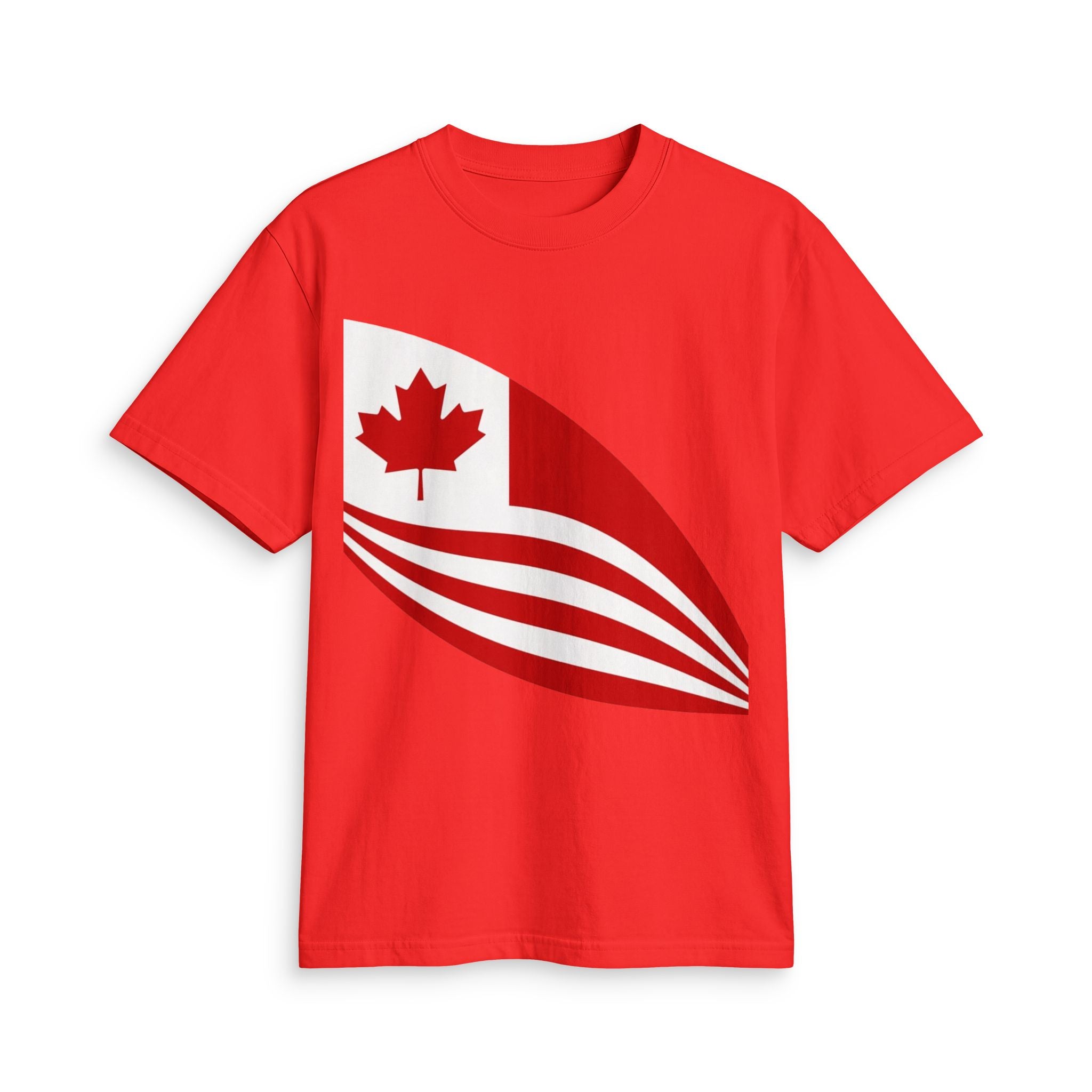 Canada Wave T-Shirt — Maple Leaf Patriotic Tee