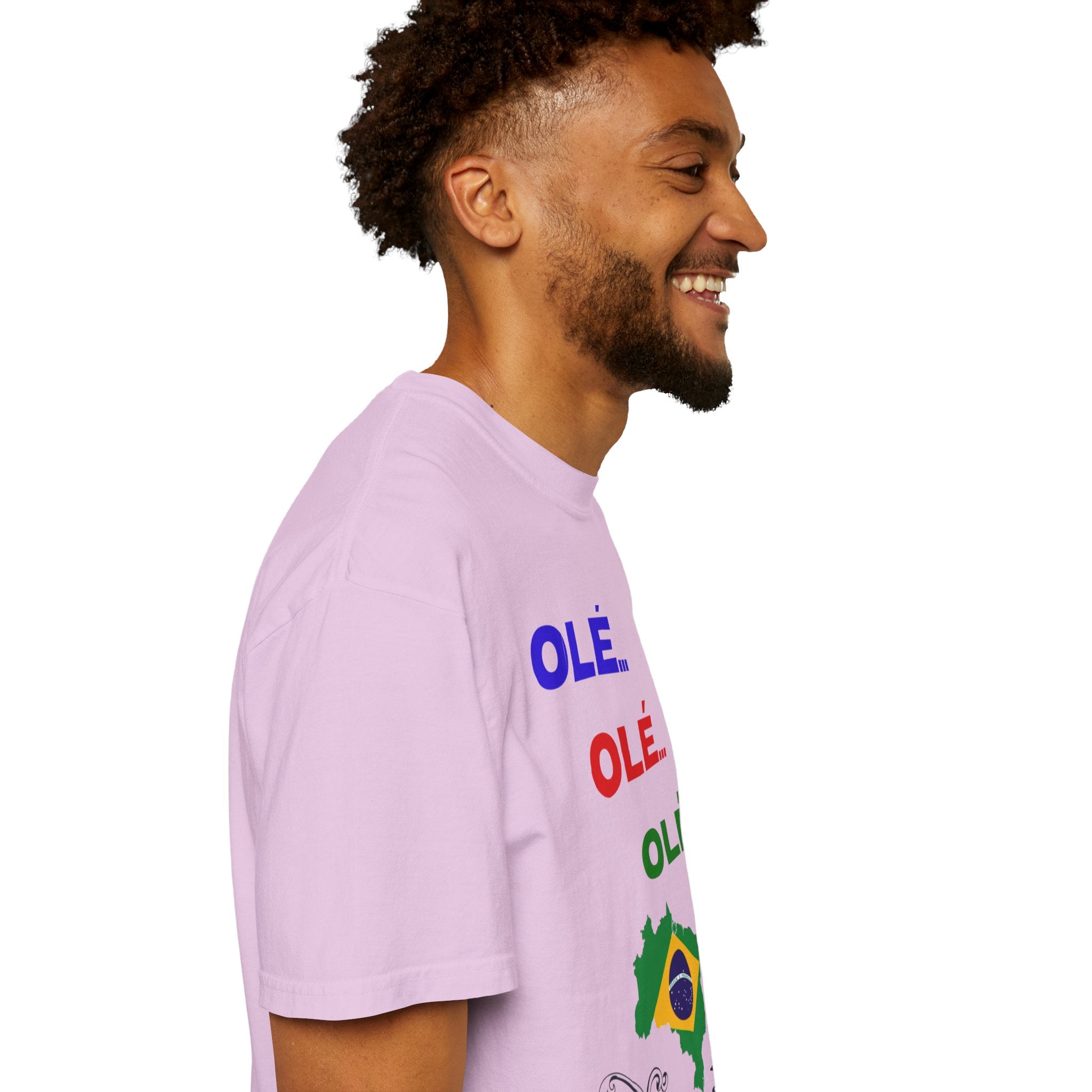 Brazil Olé World Cup 2026 T-Shirt — Brazil Flag Map Soccer Fan Tee
