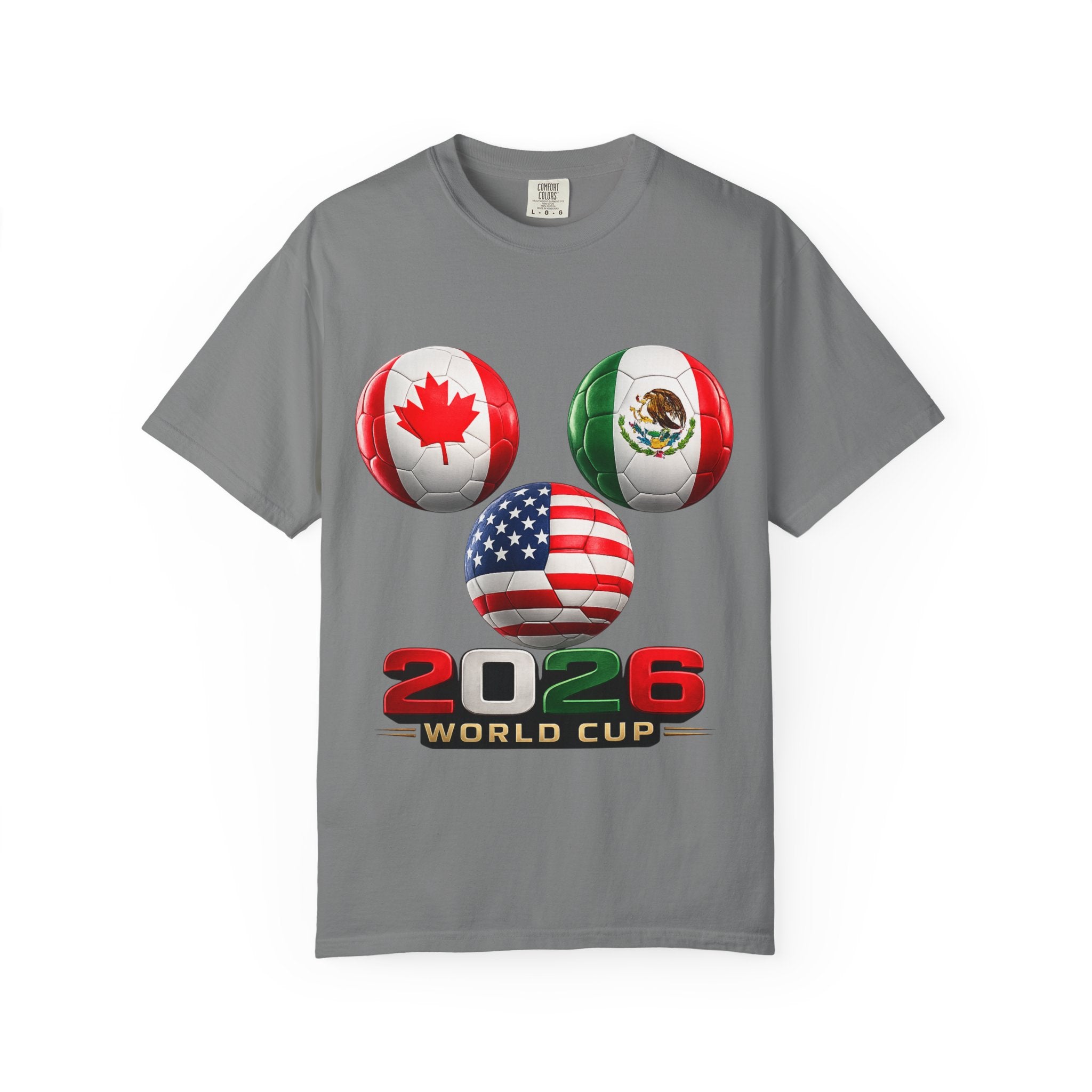 2026 World Cup Soccer T‑Shirt — USA Canada Mexico Fans