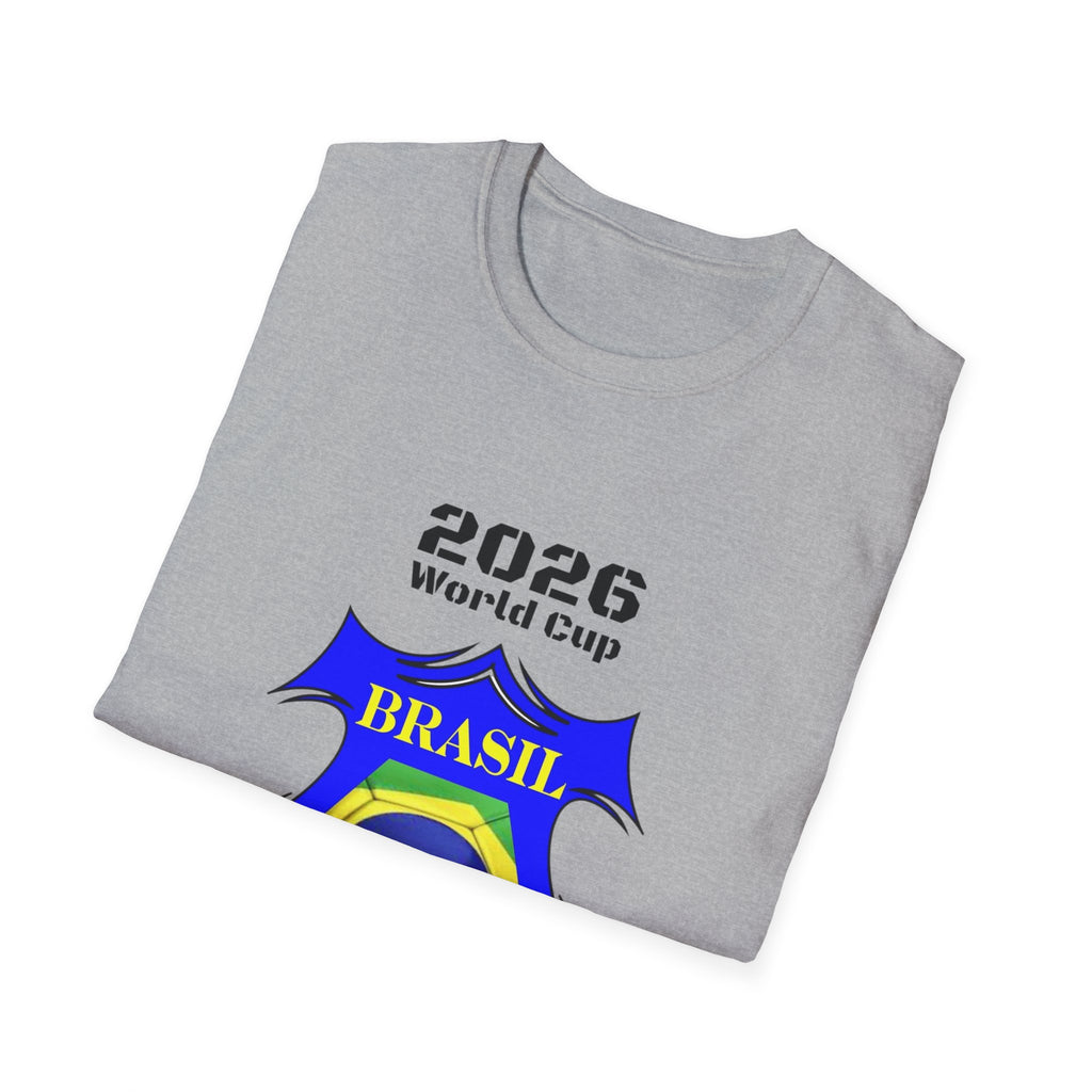Brazil 2026 World Cup Crest T-Shirt — Soccer Football Tee