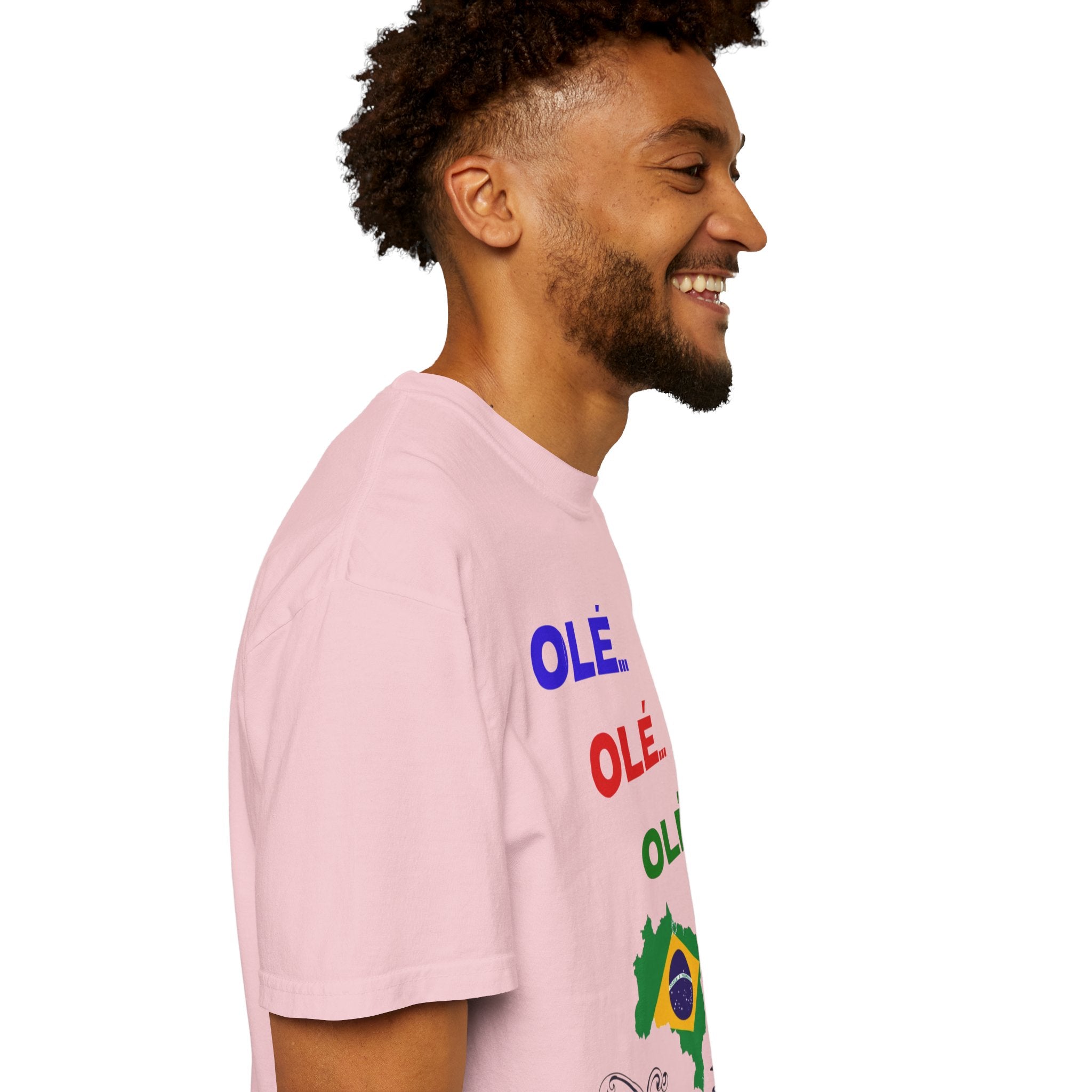 Brazil Olé World Cup 2026 T-Shirt — Brazil Flag Map Soccer Fan Tee