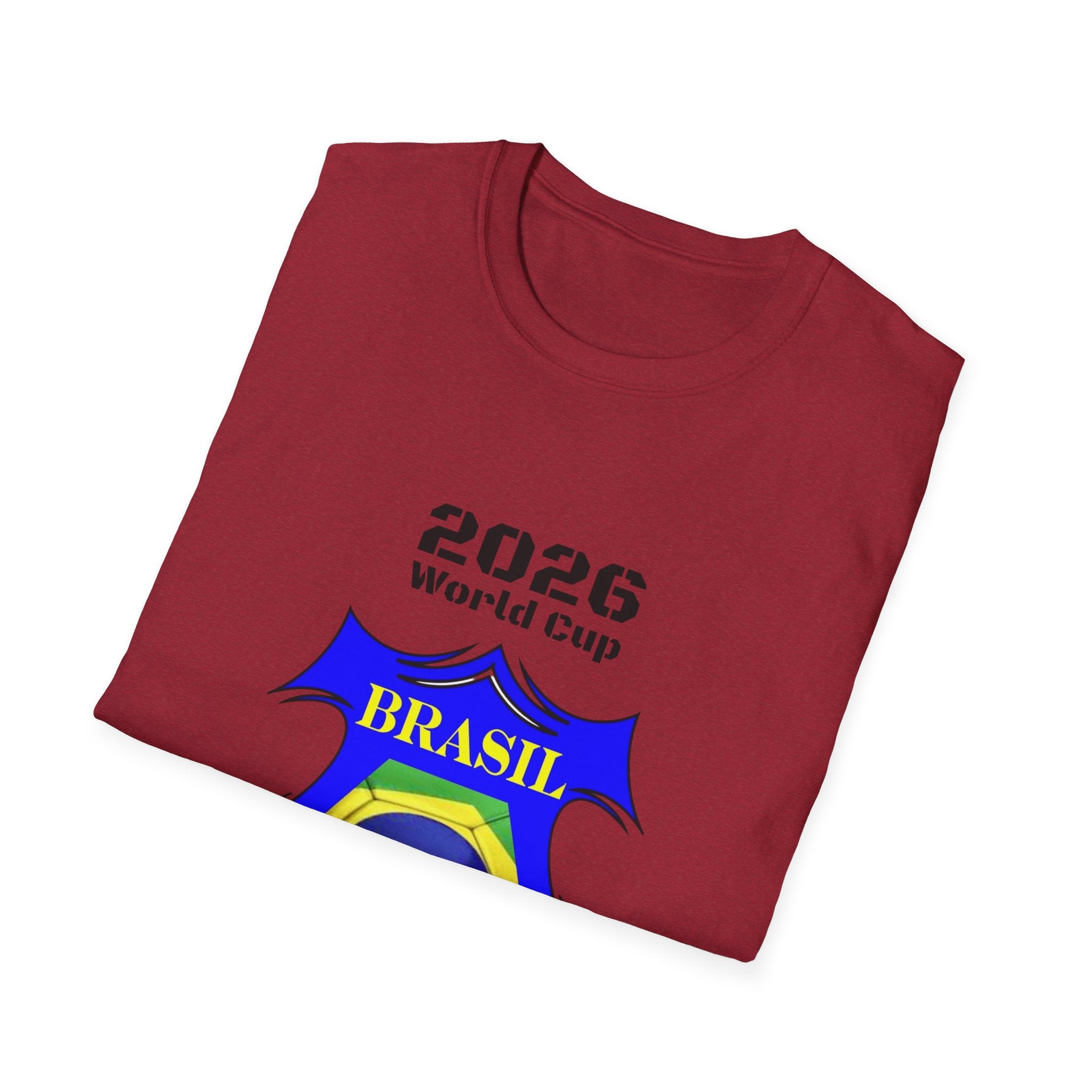 Brazil 2026 World Cup Crest T-Shirt — Soccer Football Tee