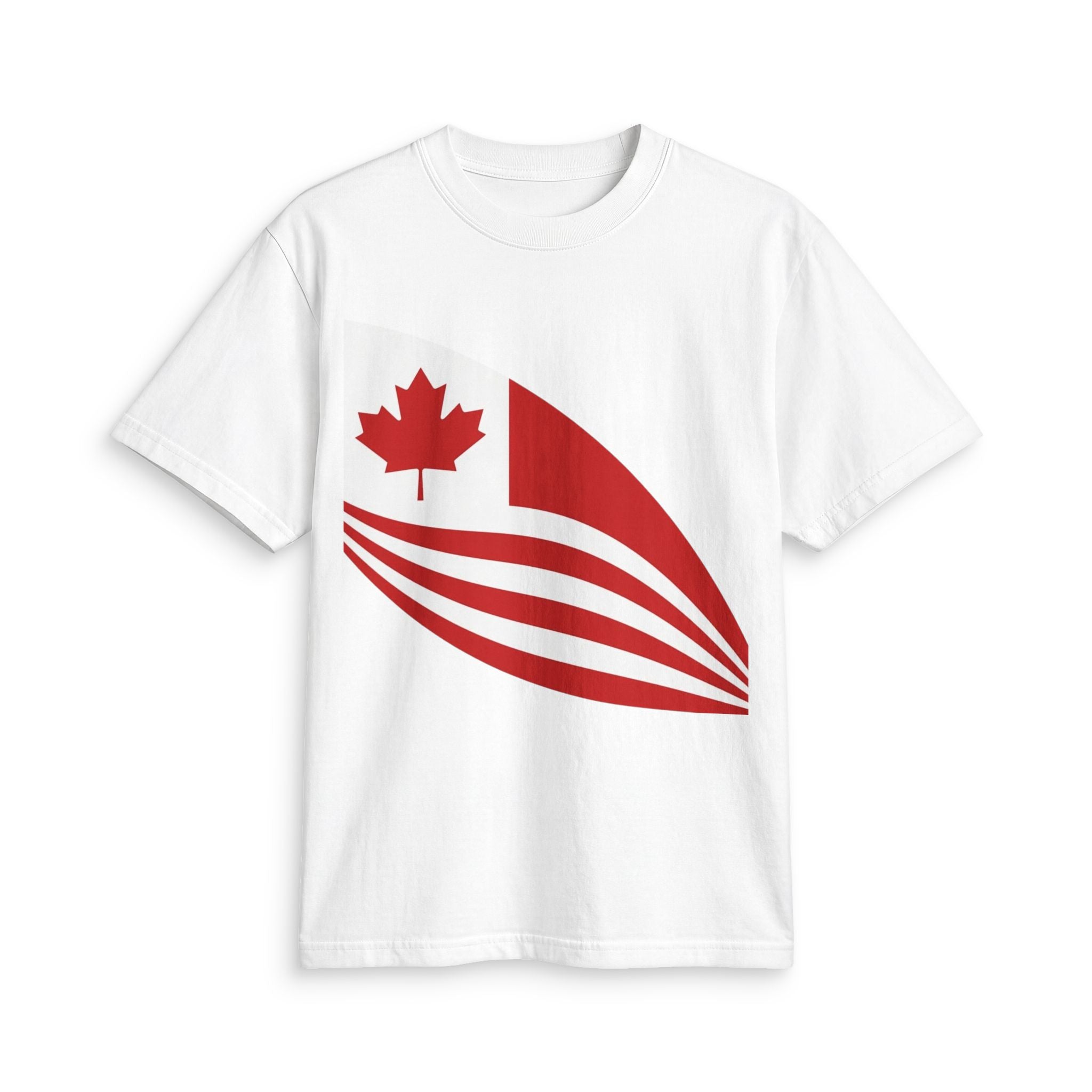 Canada Wave T-Shirt — Maple Leaf Patriotic Tee