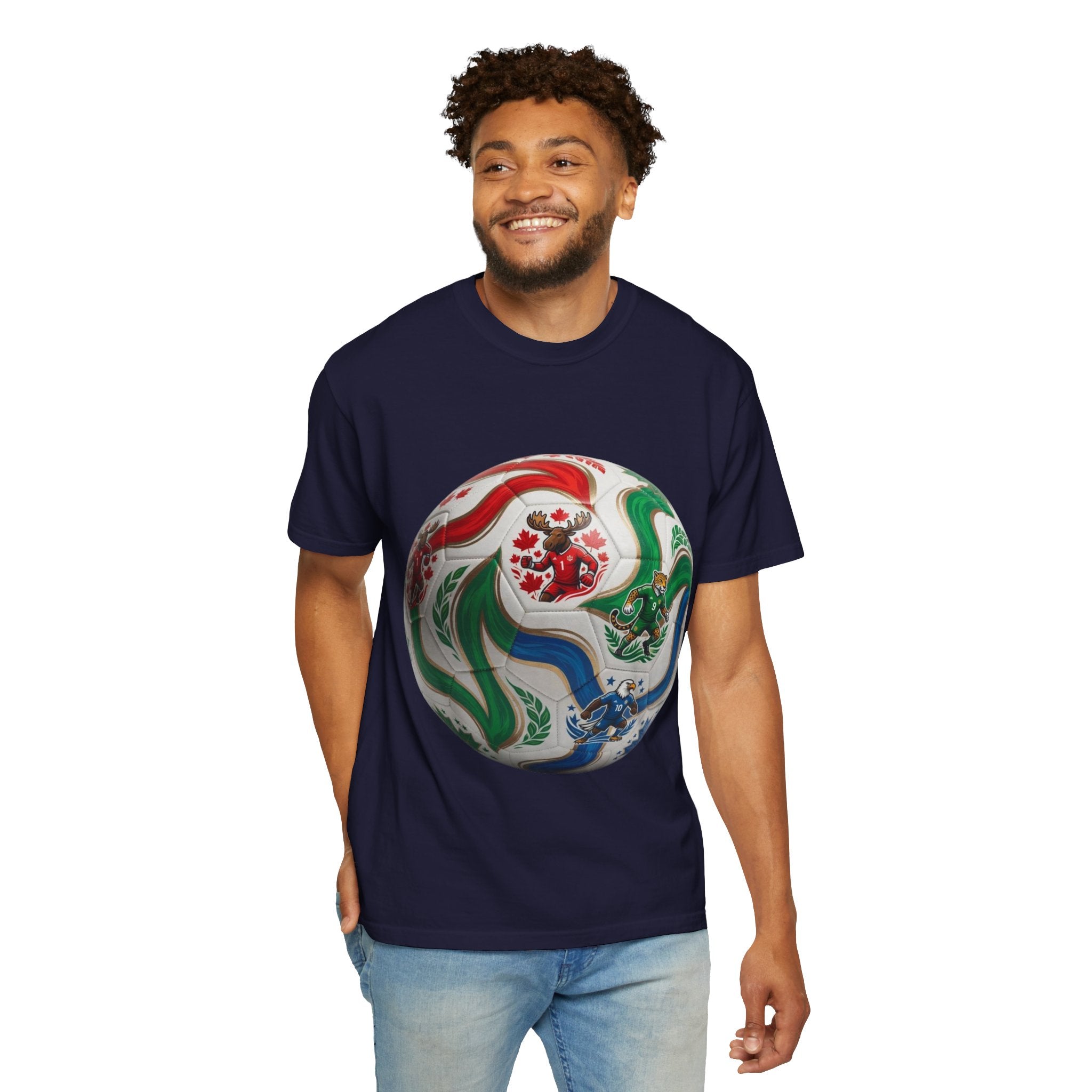 Soccer World Cup Retro Trio Ball T-Shirt