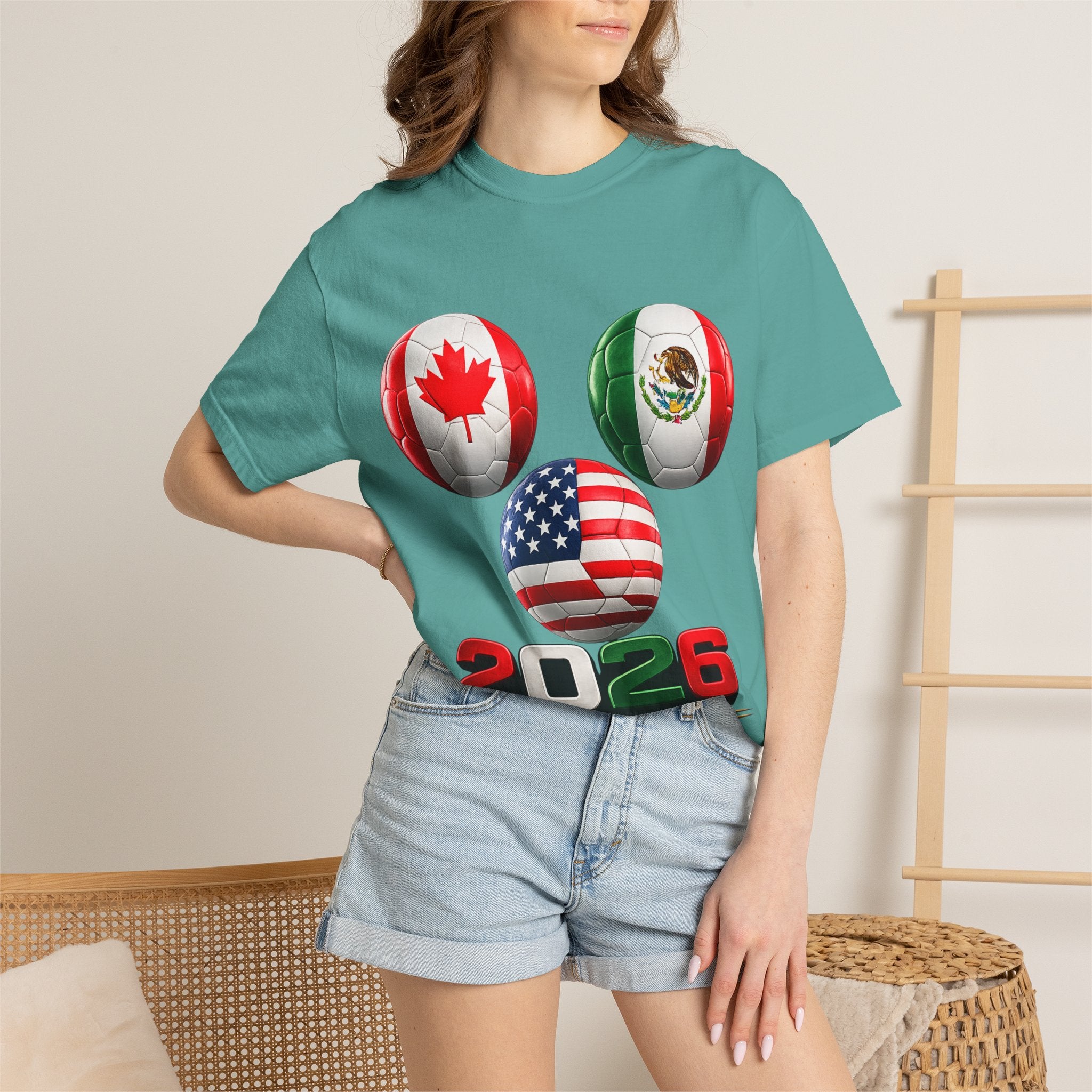 2026 World Cup Soccer T‑Shirt — USA Canada Mexico Fans