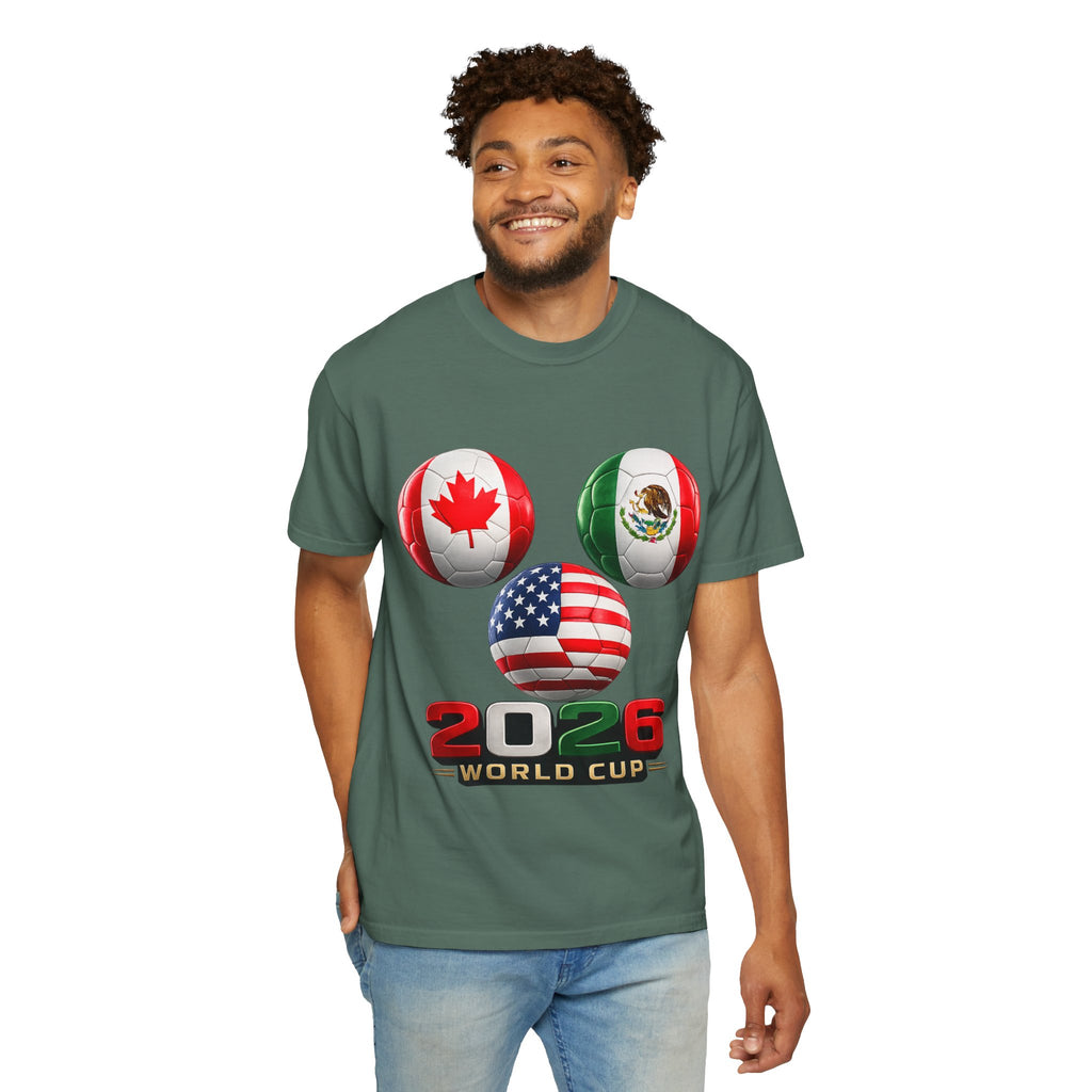 2026 World Cup Soccer T‑Shirt — USA Canada Mexico Fans
