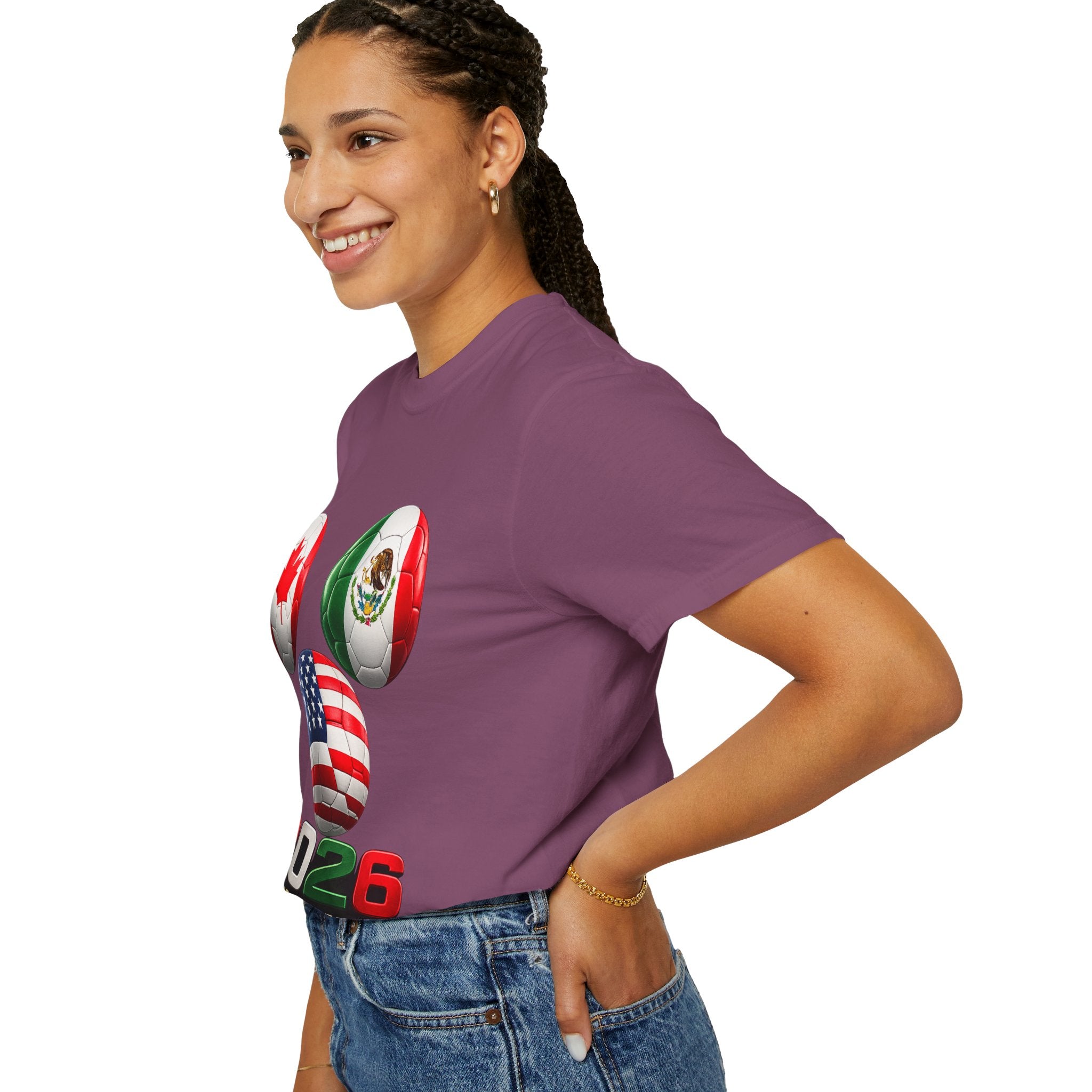 2026 World Cup Soccer T‑Shirt — USA Canada Mexico Fans