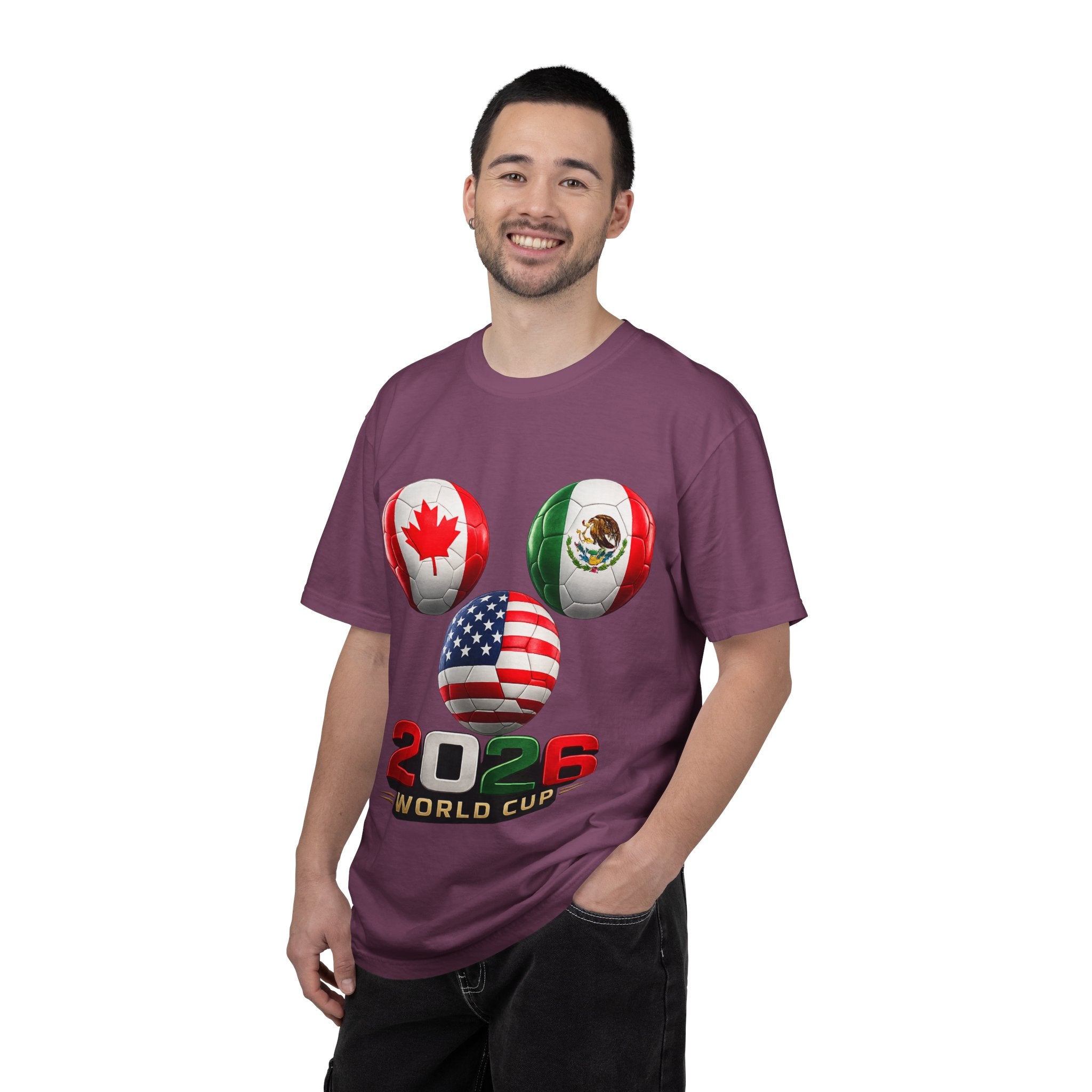 2026 World Cup Soccer T‑Shirt — USA Canada Mexico Fans