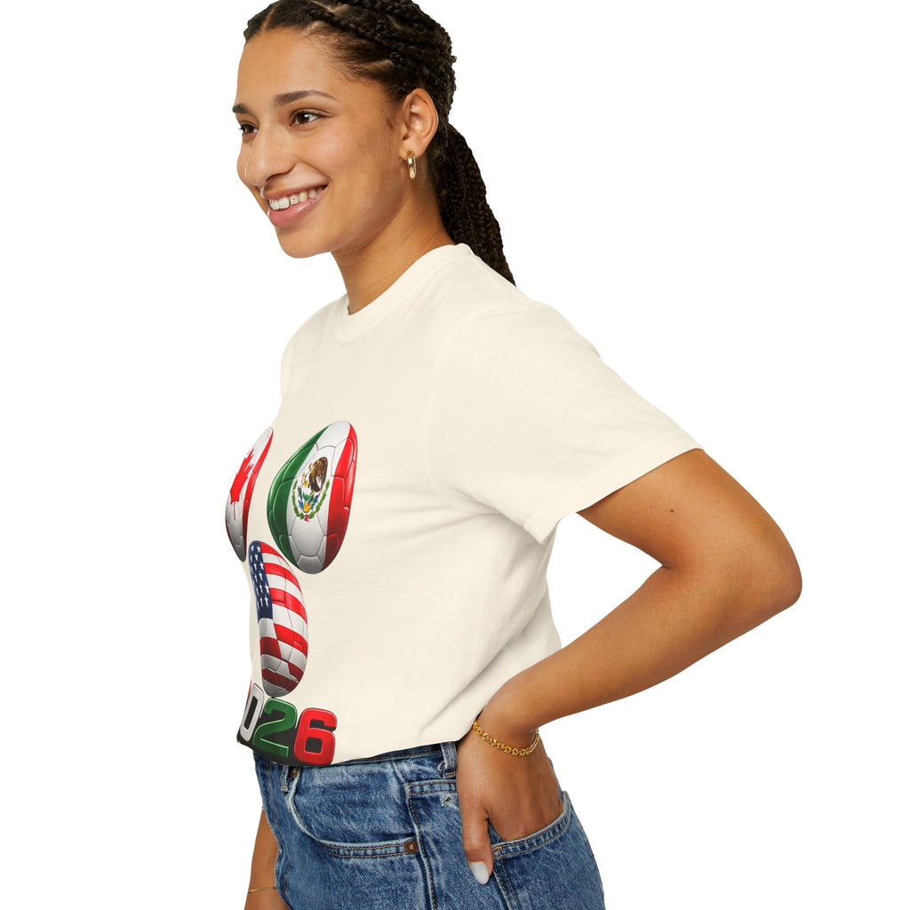2026 World Cup Soccer T‑Shirt — USA Canada Mexico Fans